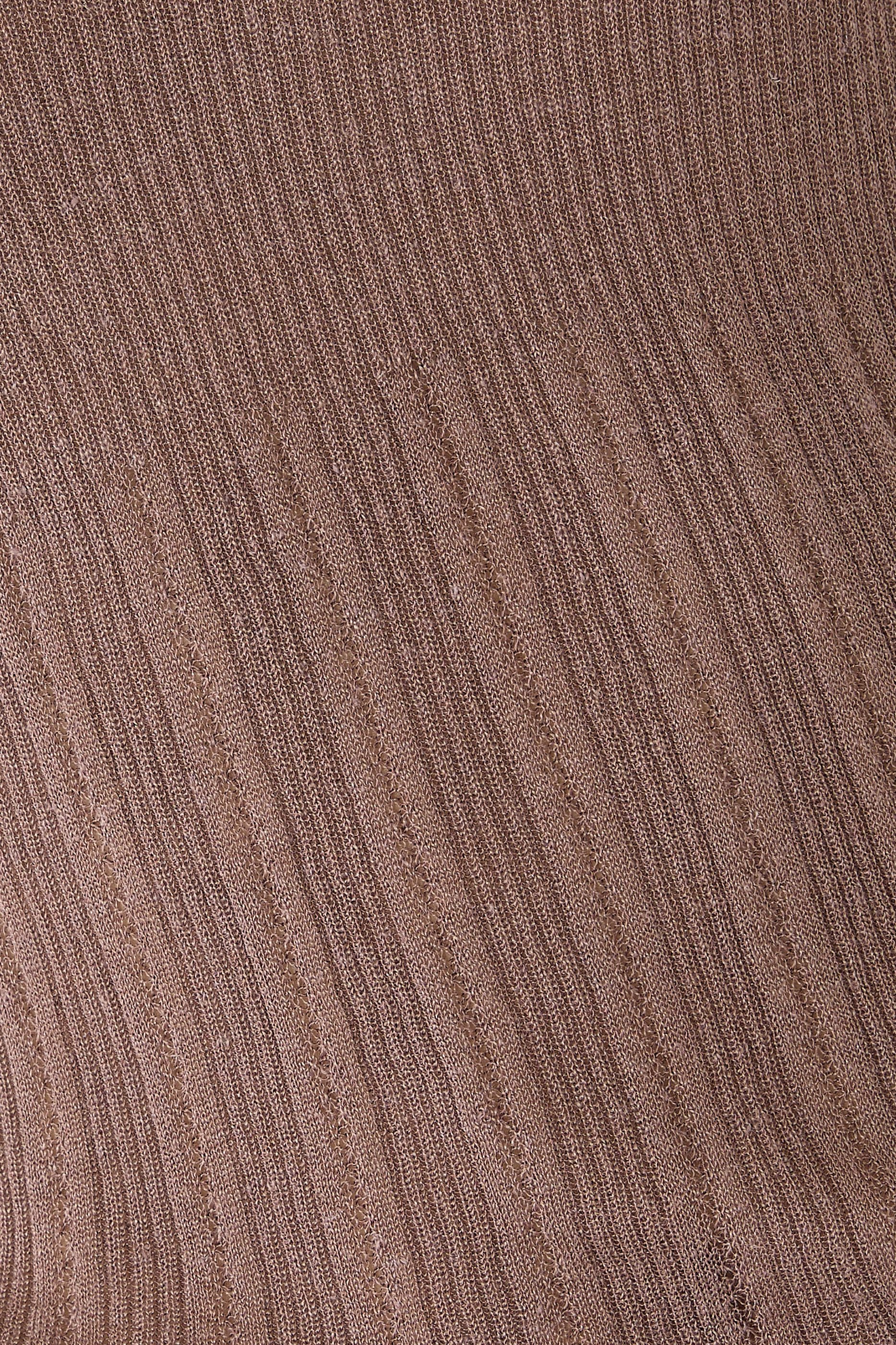 Open Work Long Sleeve Top