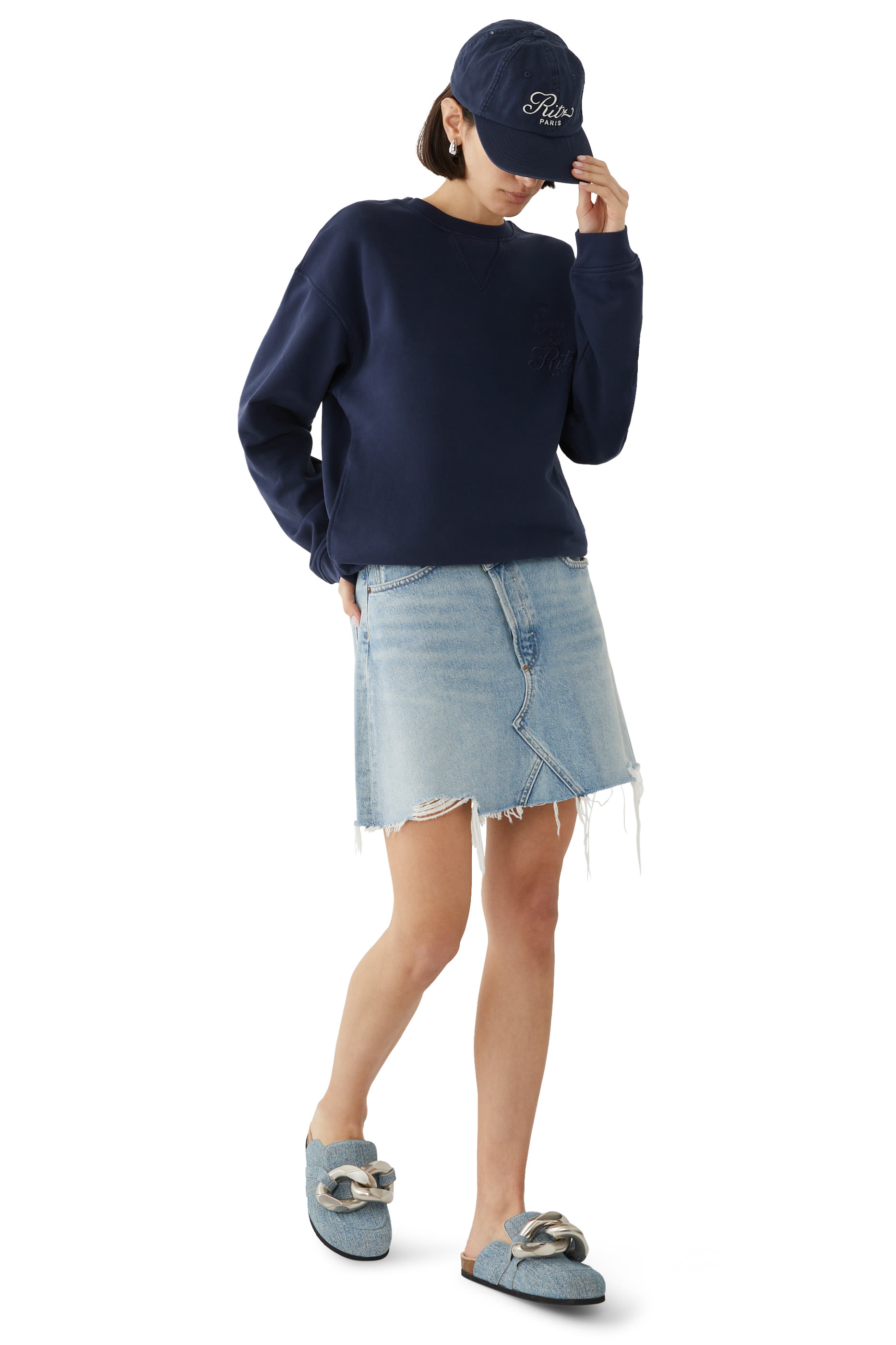 Ritz Unisex Tonal Logo Crewneck