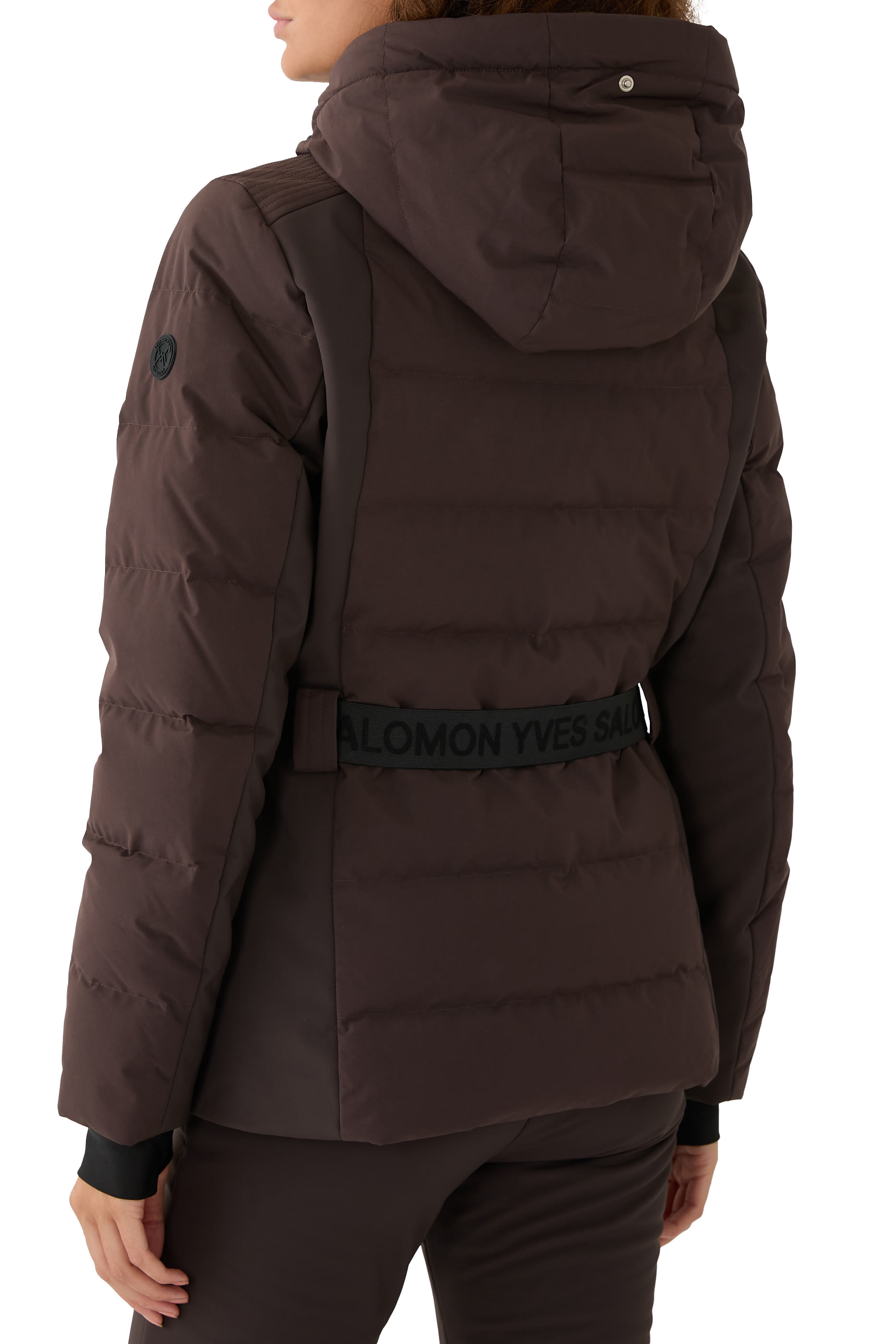 Shearling Trimmed Ski Jacket