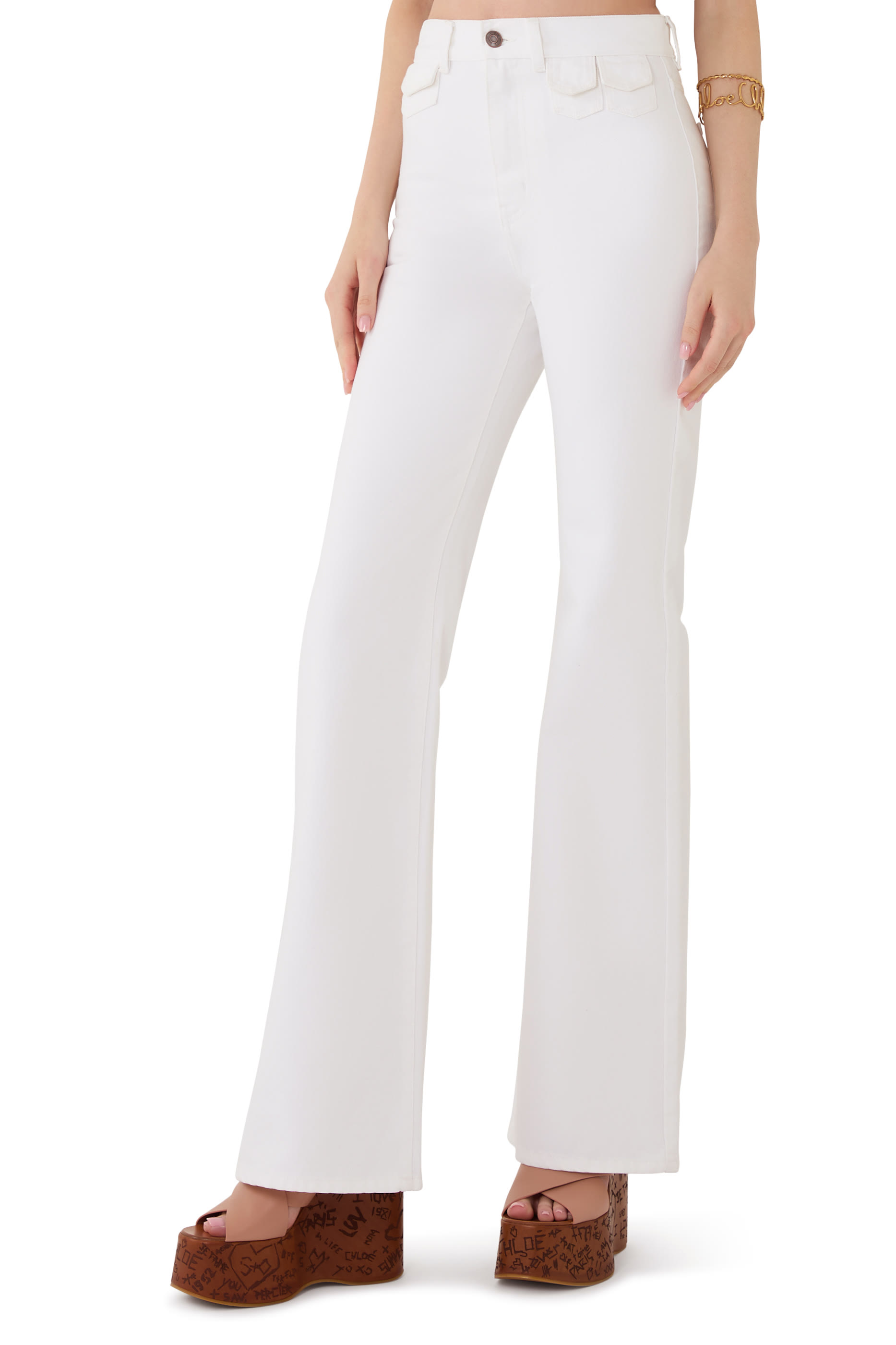 High-Rise Flared Jeans