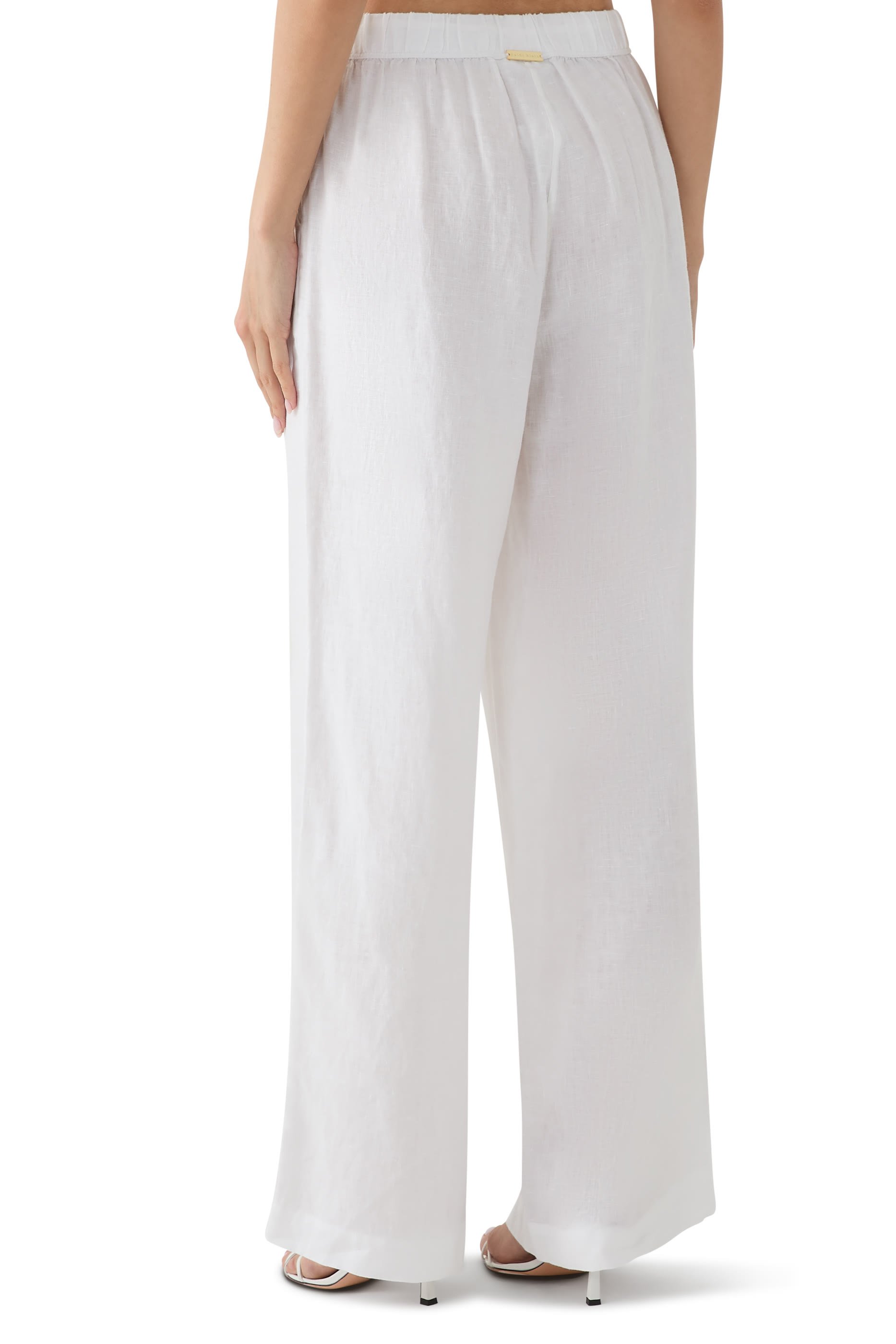 White Bay Drawstring Trousers