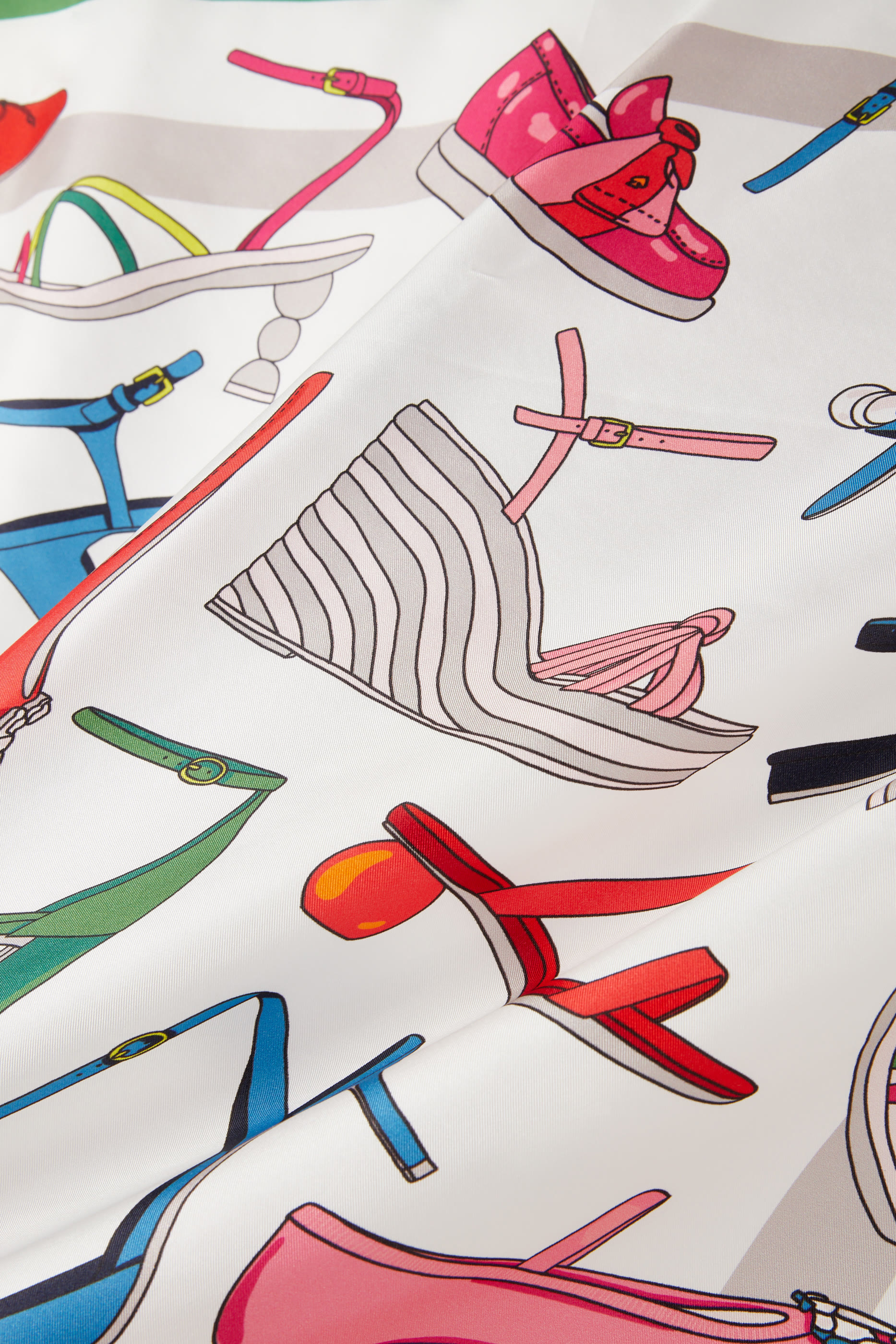 Shoe Silk Square Scarf