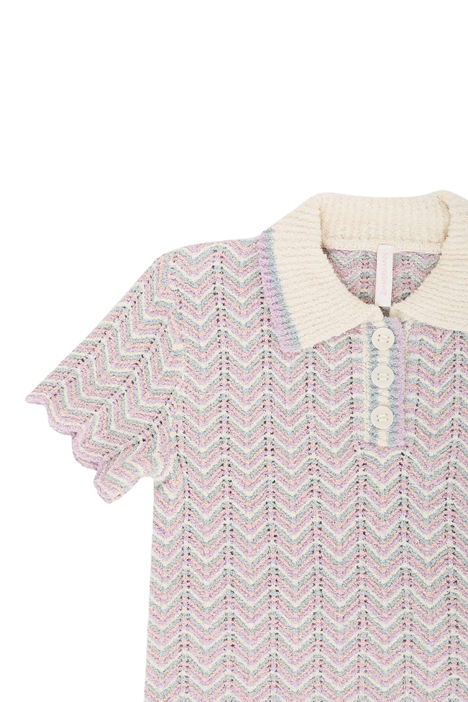 Kids Halliday Textured Knit Polo