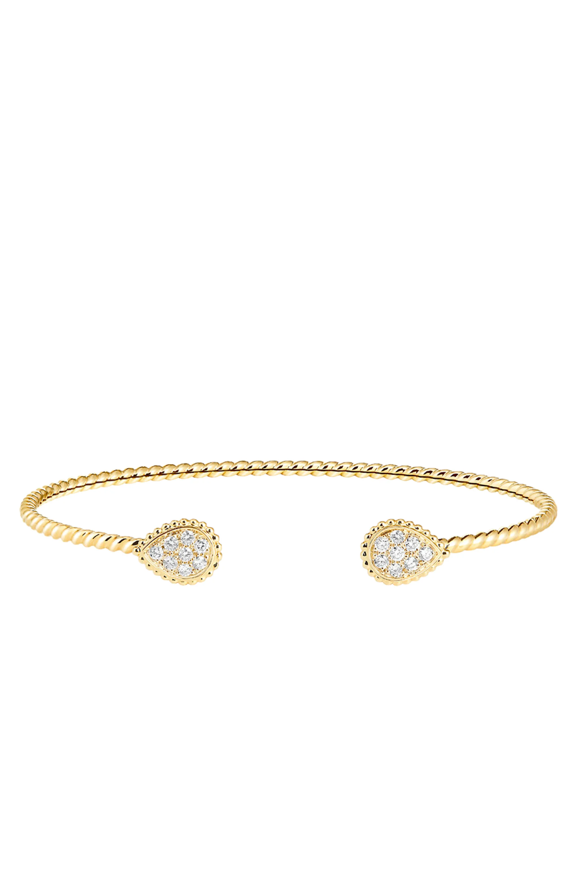 Serpent Boheme Bracelet, 18K Yellow Gold & Diamonds