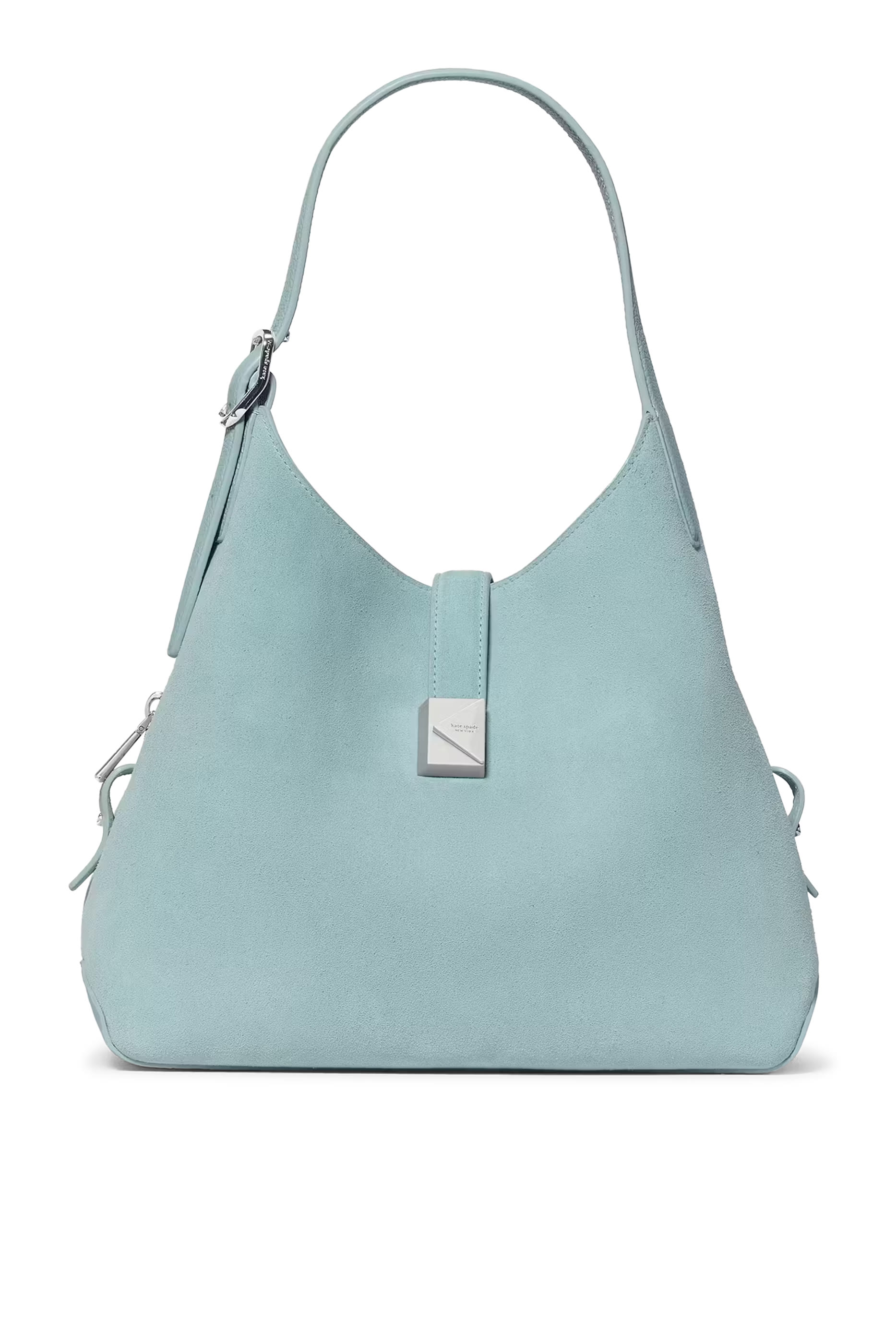 Deco Suede Crossbody Tote Bag