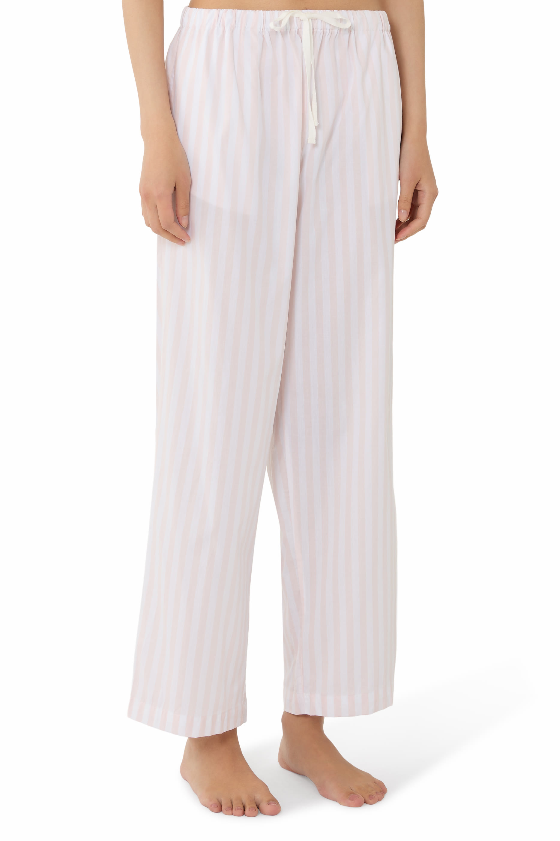 Organic Cotton Poplin Stripe Pyjama Set  