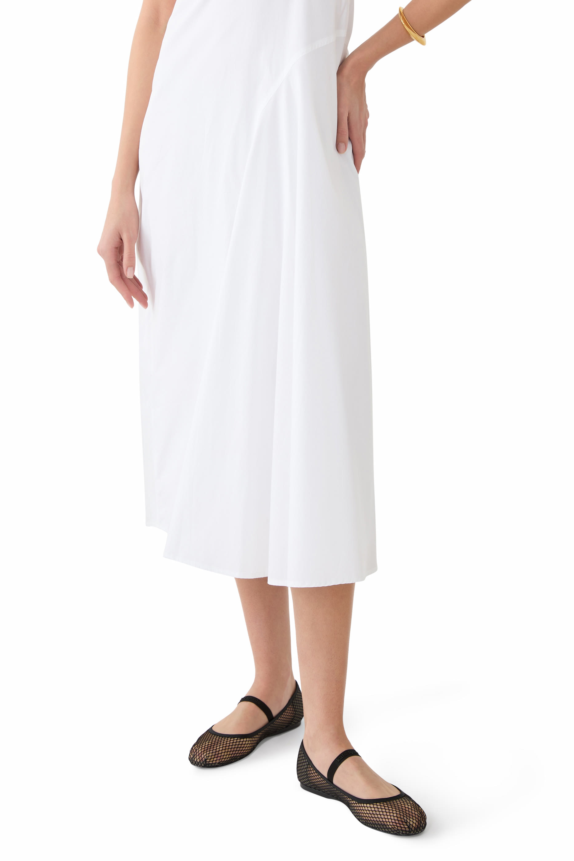 Riley Mesh Mary Jane Ballet Flats