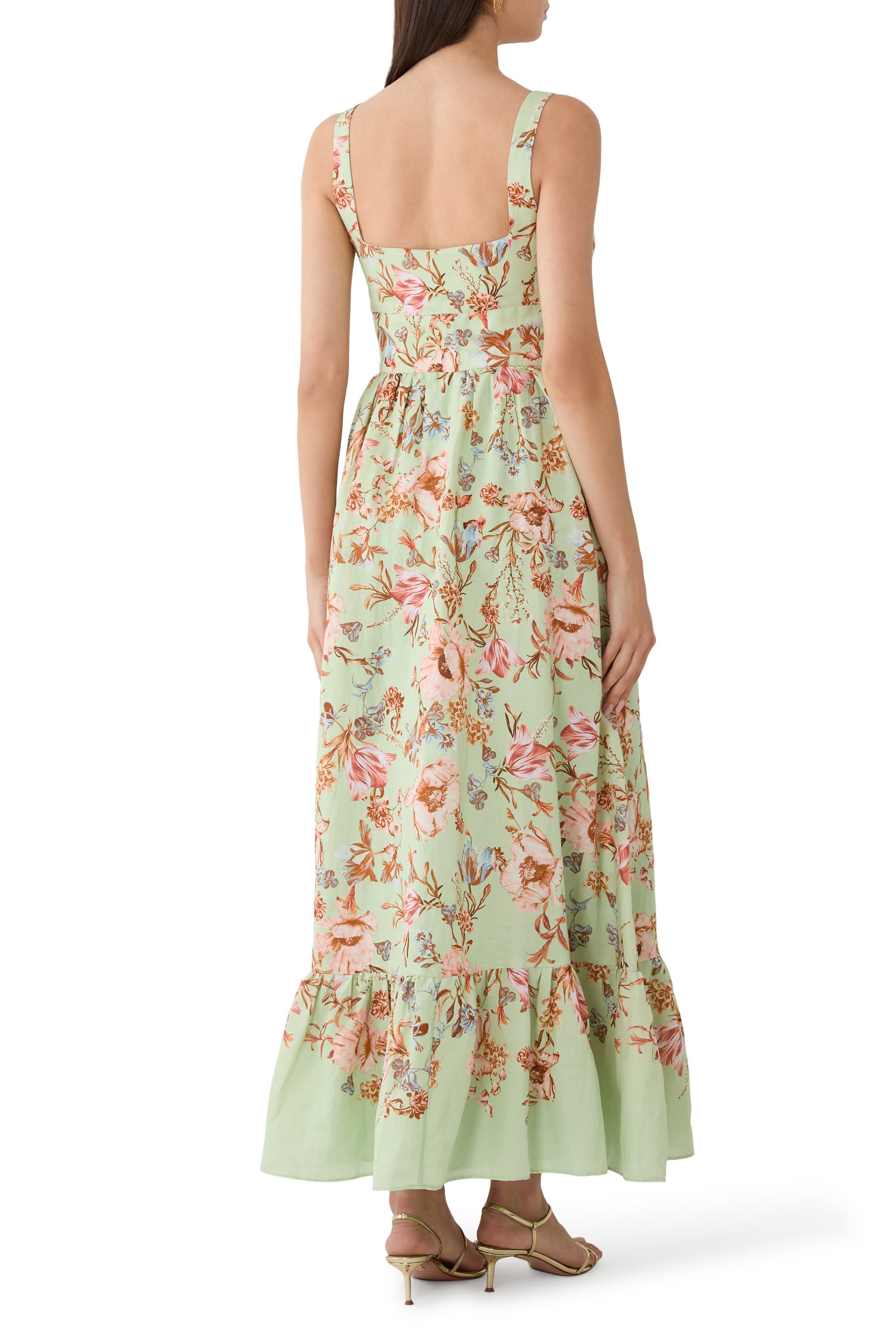  Ezra Corset Midi Dress 