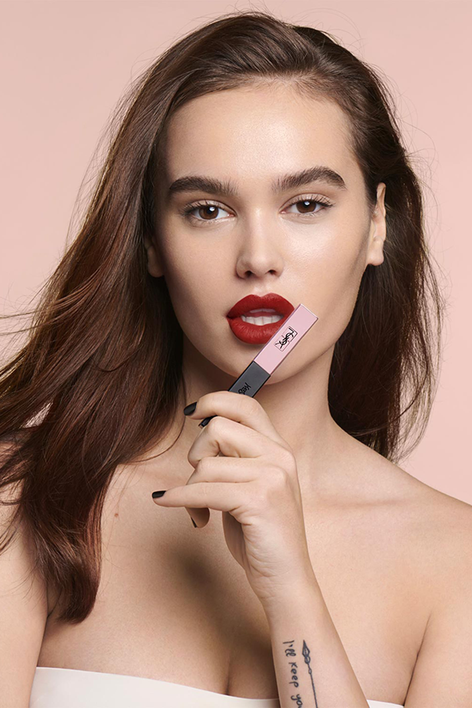 Rouge Pur Couture The Slim Glow Matte Lipstick