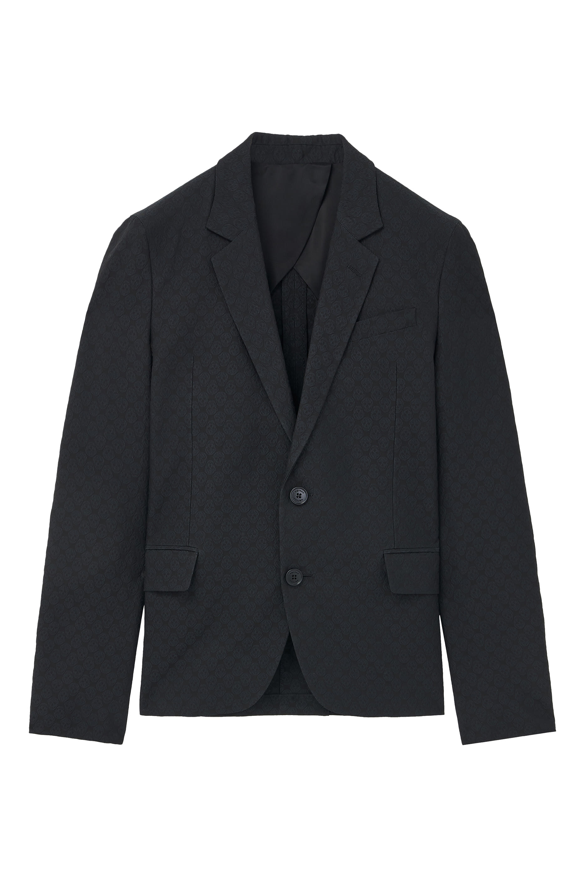 Skull Jacquard Deconstructed Jacket