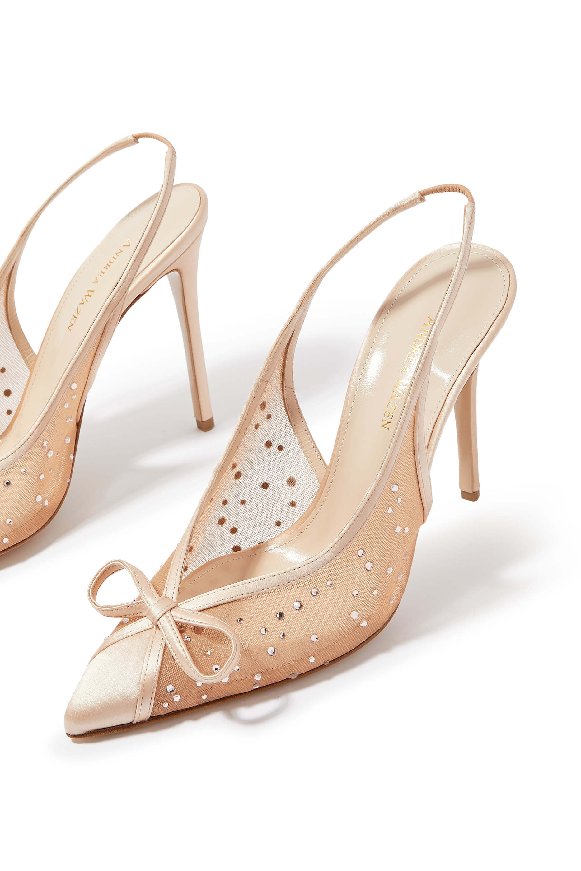 Kay 105 Mesh Glitz Slingback Pumps