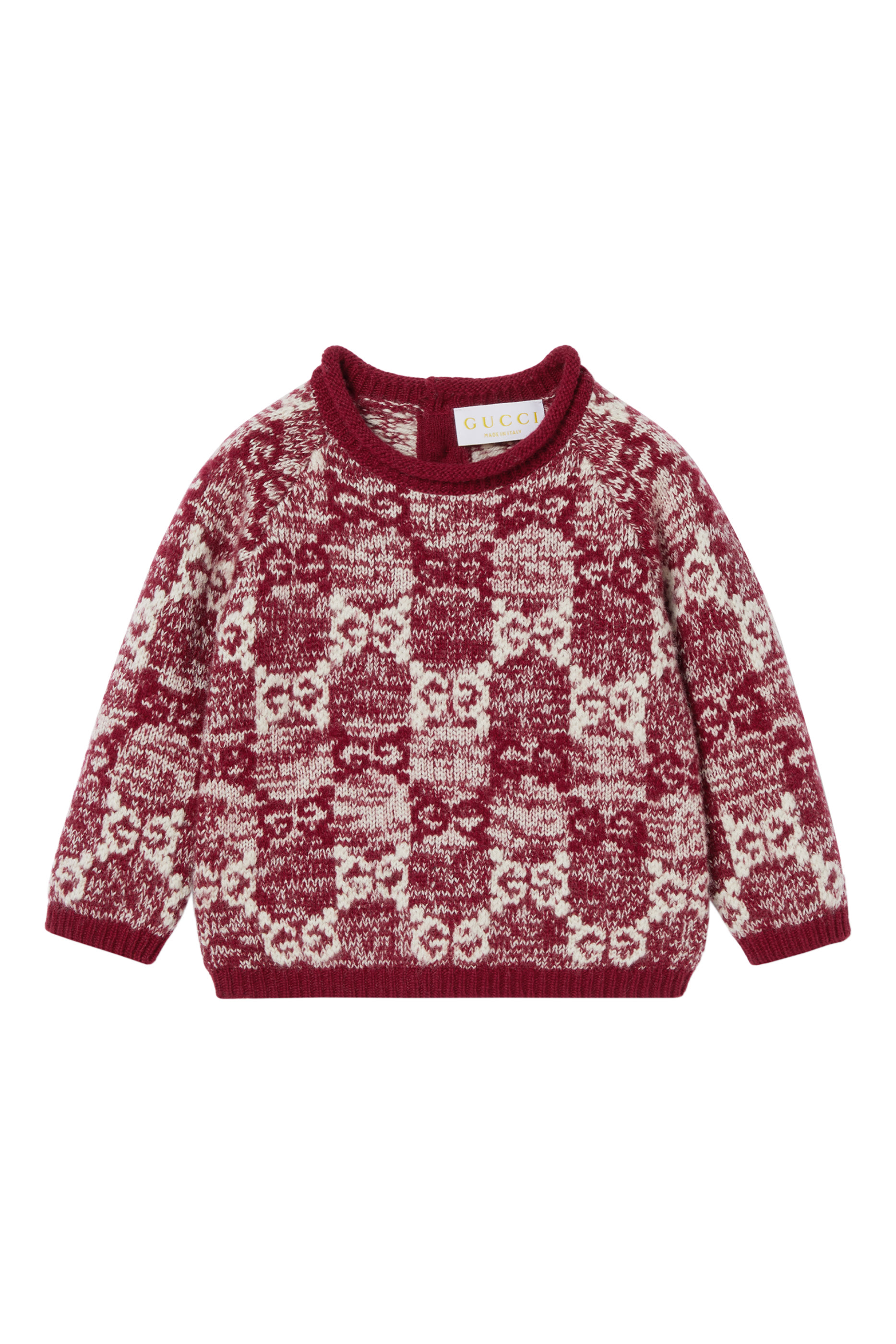 Kids GG Wool Jacquard Sweater