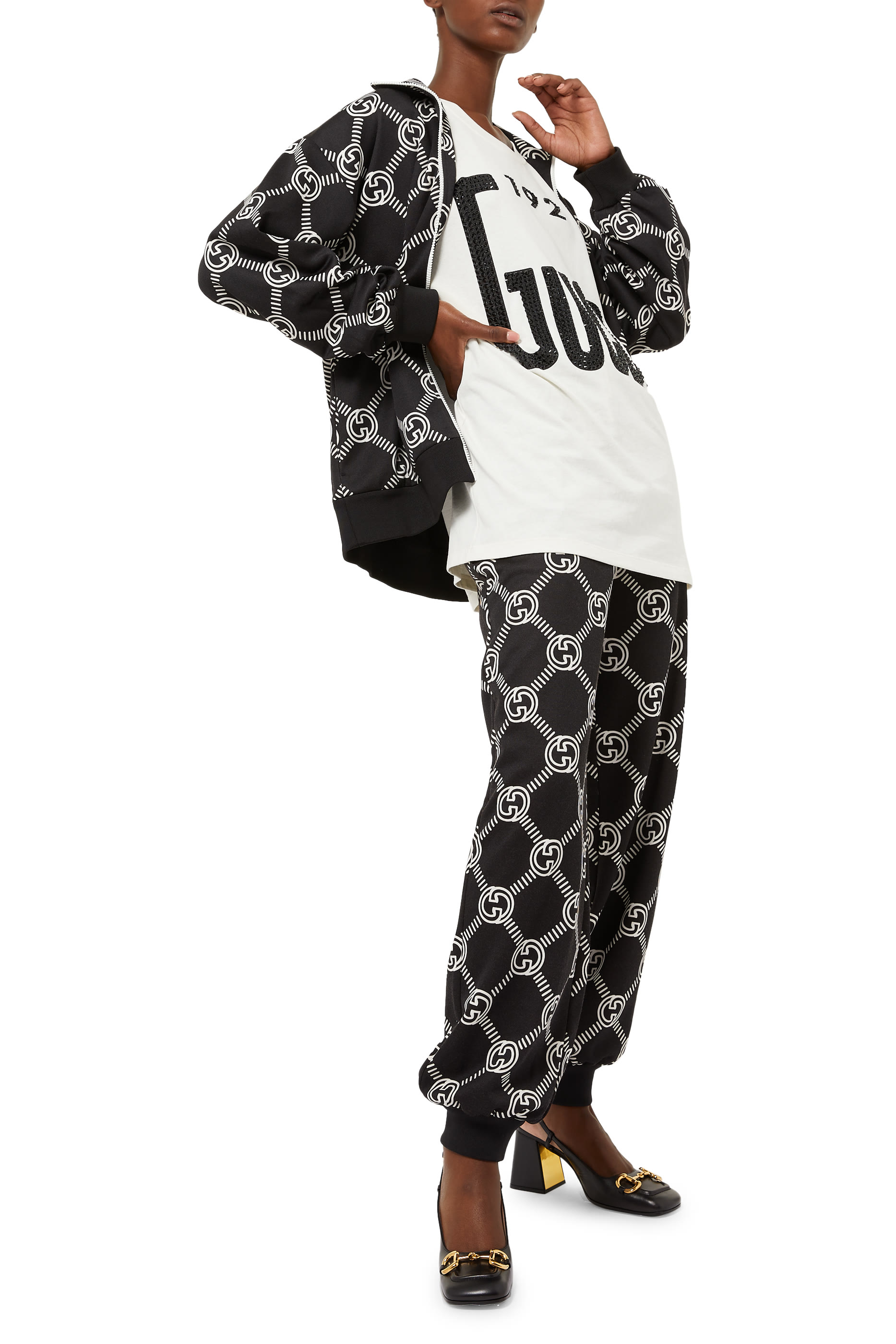 Women's Mid-heel Slingback with Horsebit