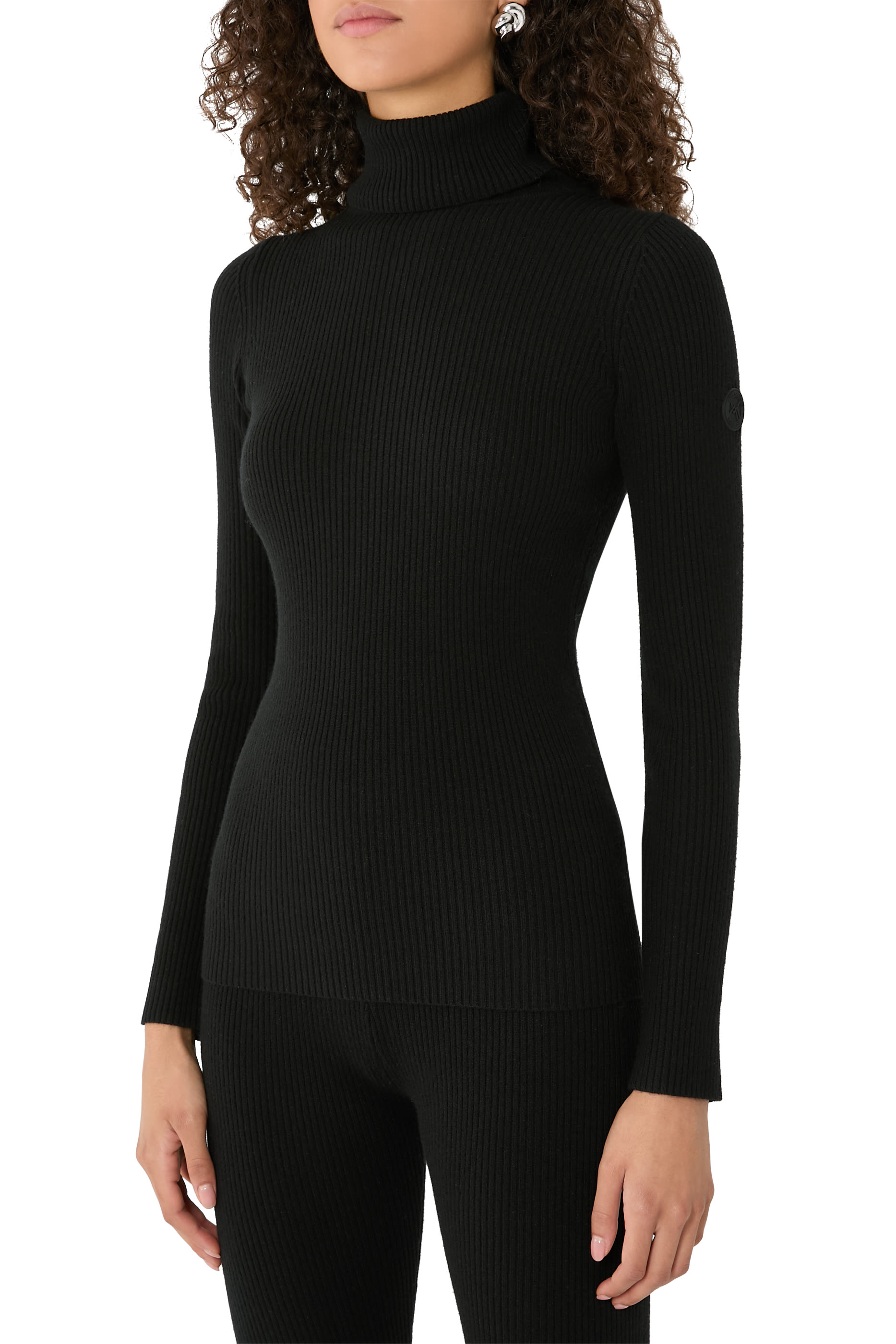 Wool-Cashmere Blend Turtleneck Sweater
