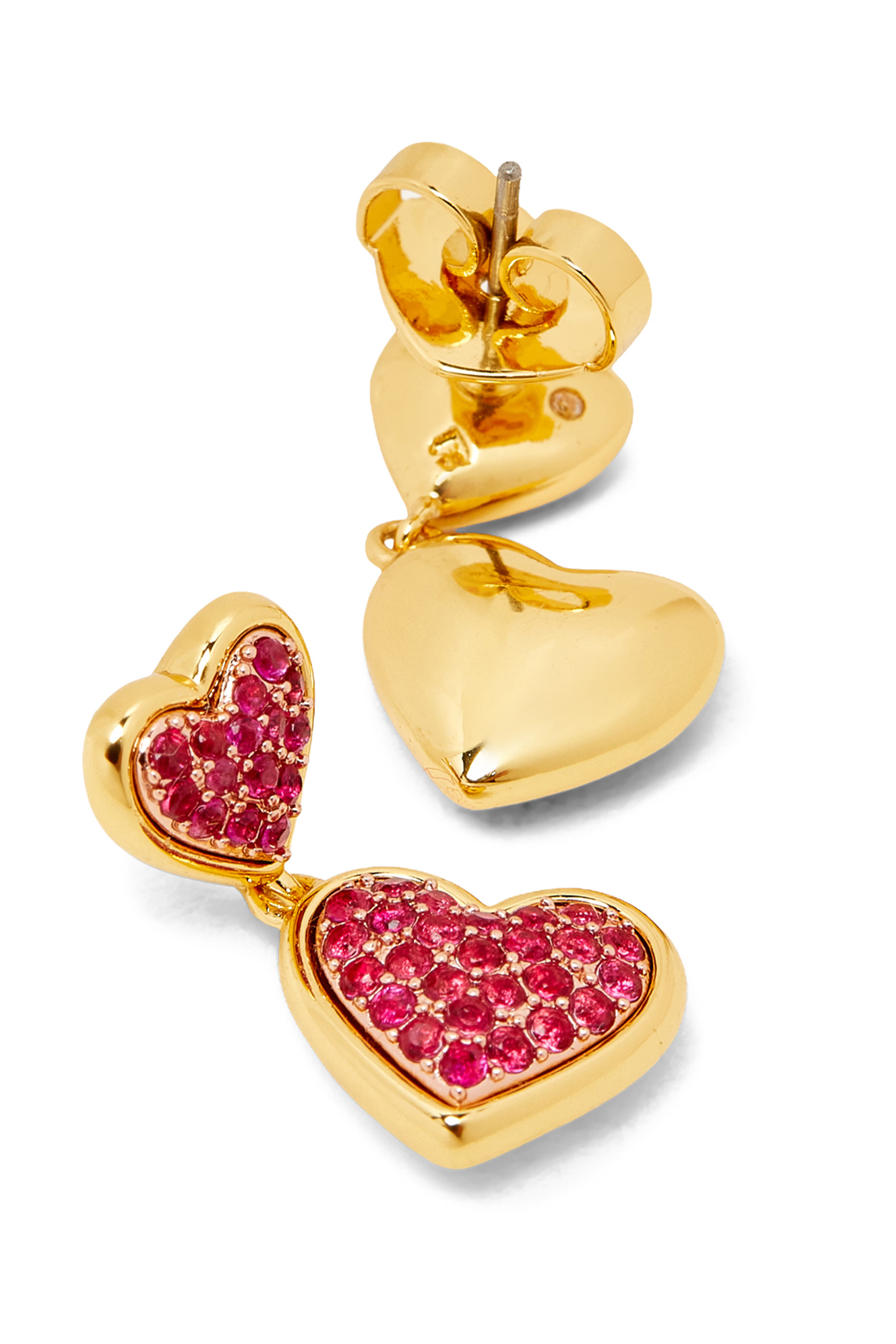  With All My Hear Pave Drop Earrings