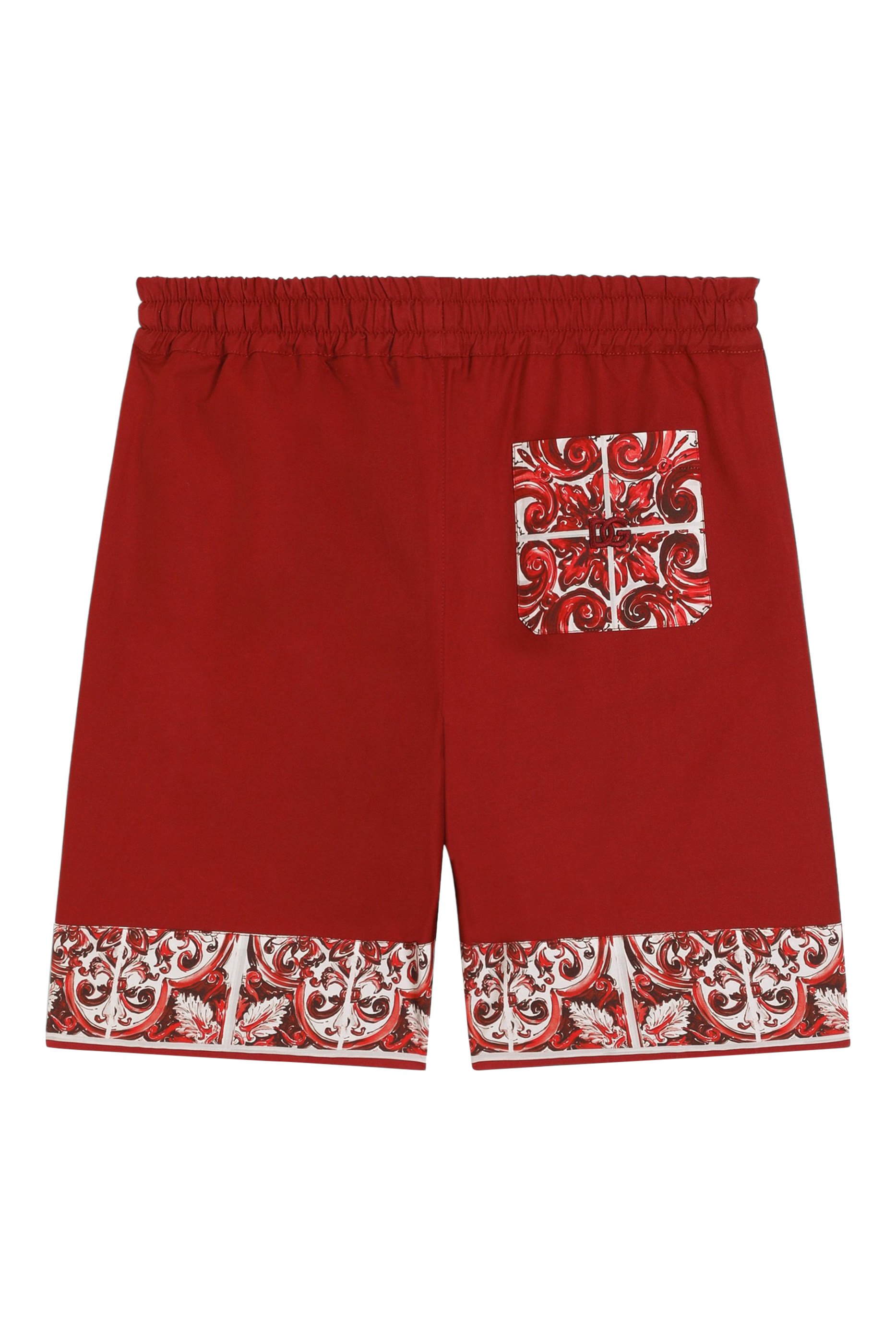 Kids Majolica-Print Bermuda Shorts
