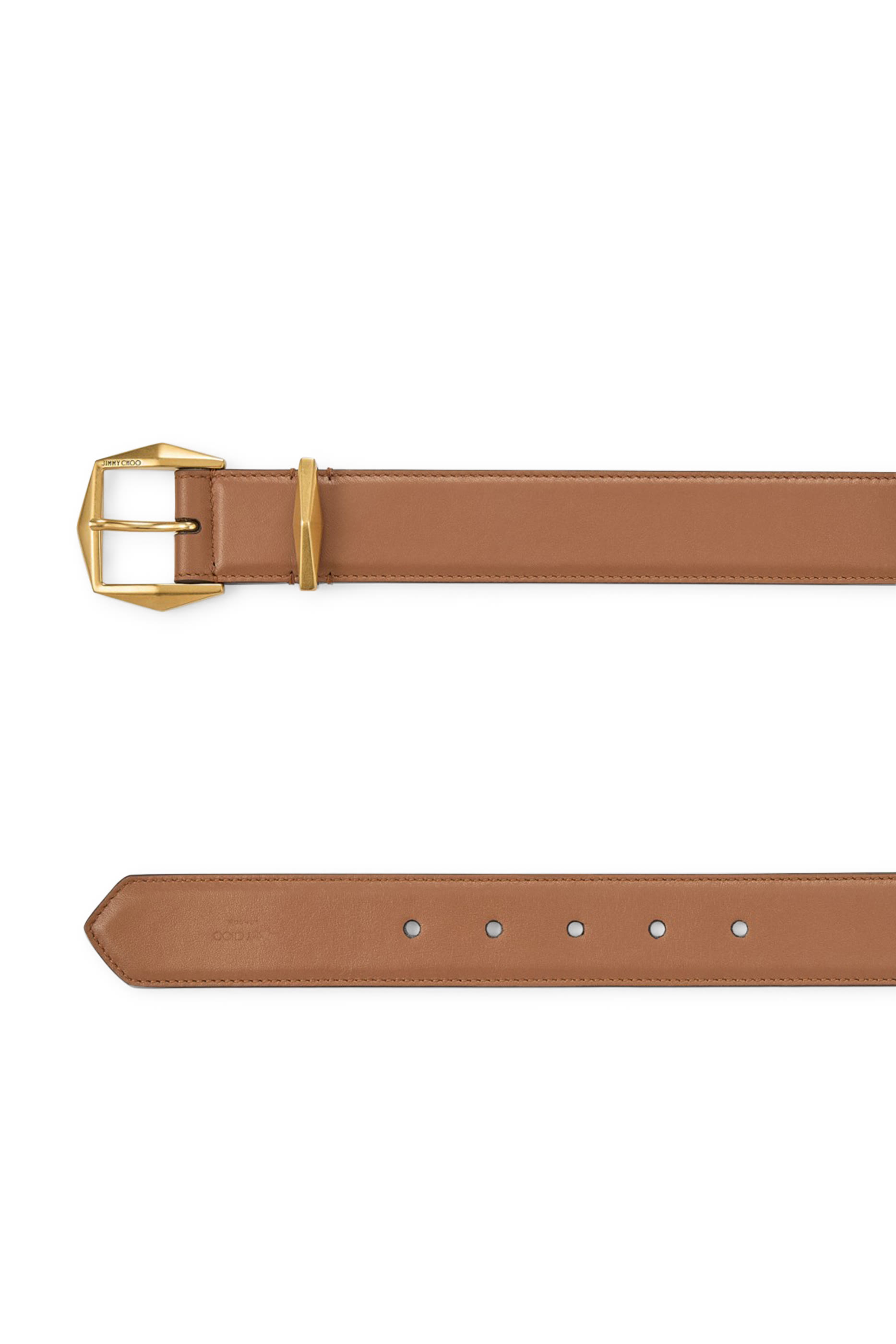 Diamond Clasp Leather Belt