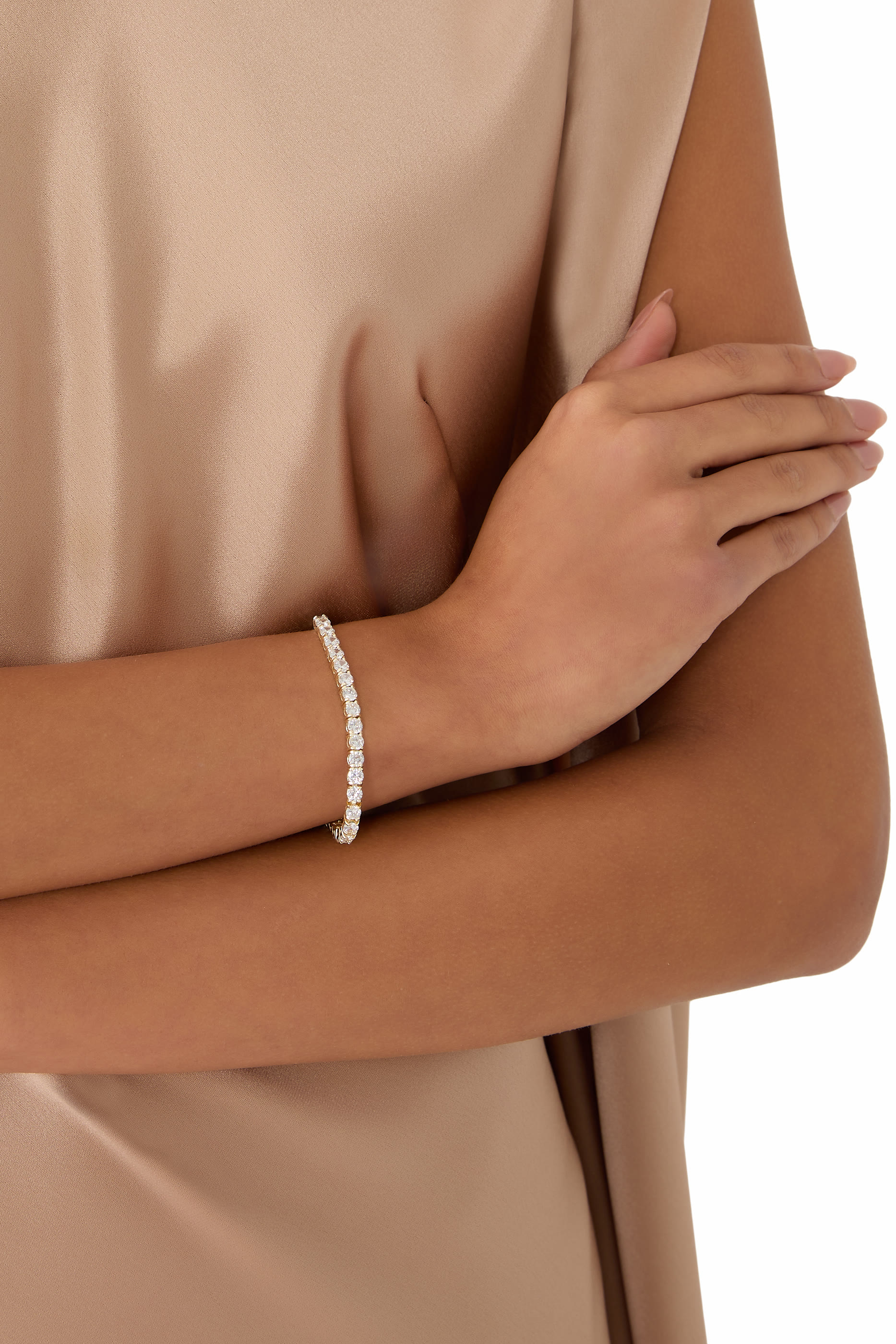Round Classic Tennis Bracelet 