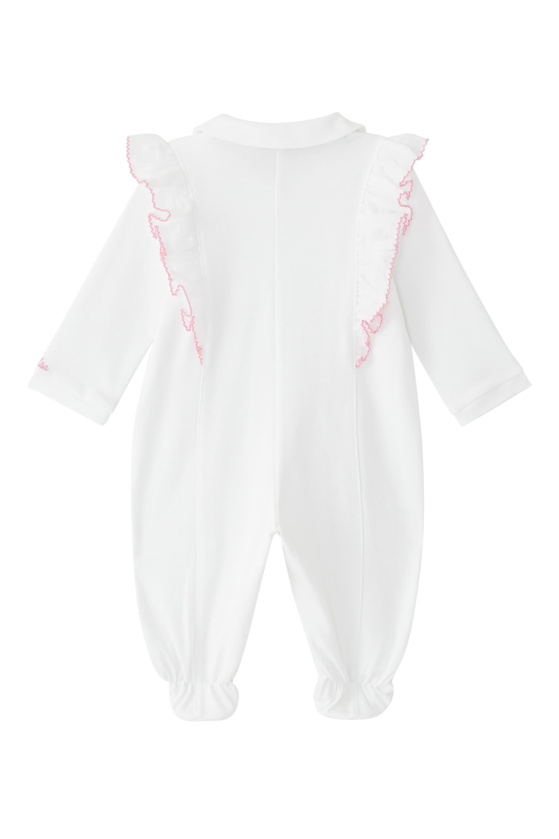 Kids Playsuit with Floral Decoration