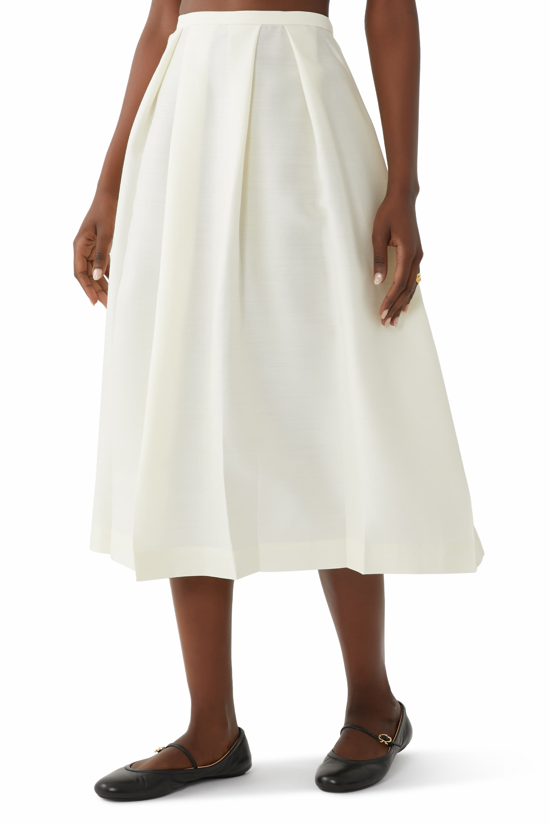 Wool Silk Twinflower Skirt