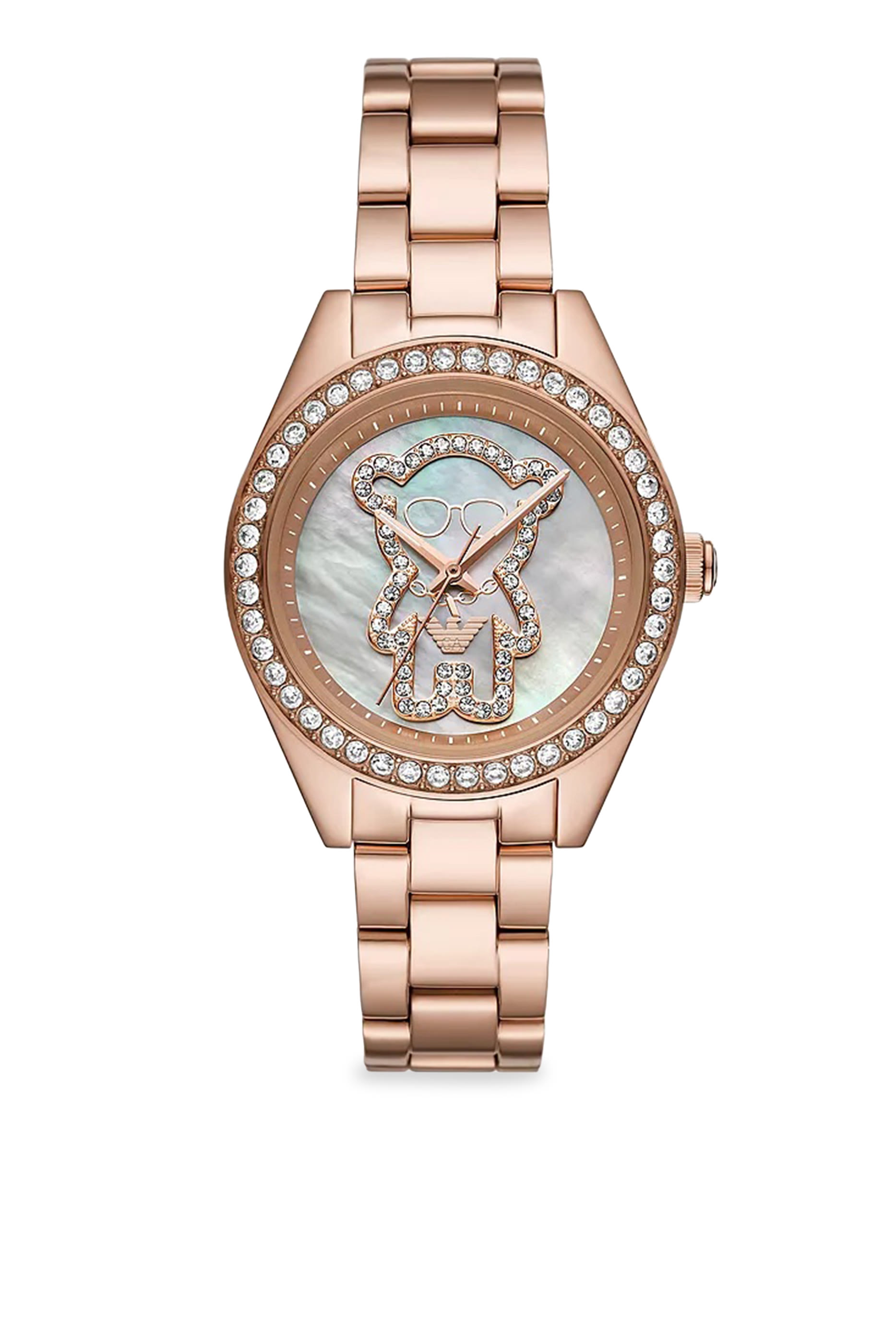 Three-Hand Stainless Steel Watch