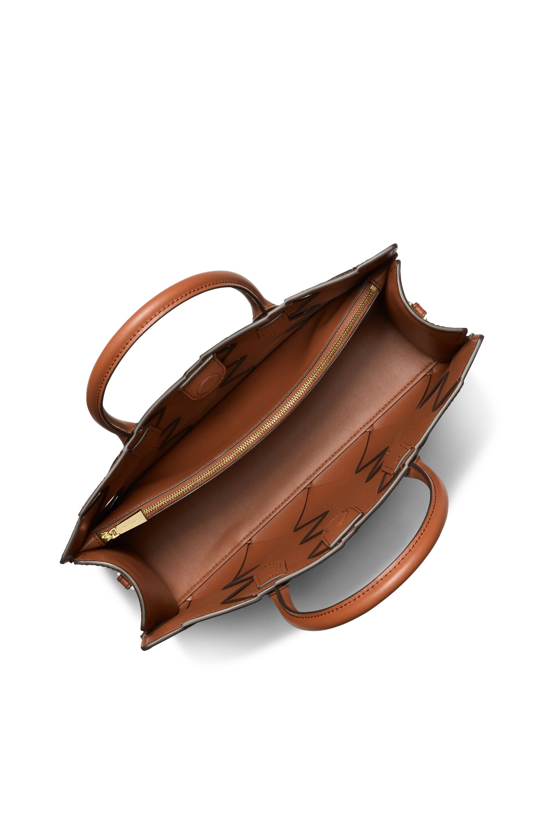 Scarlett Medium Woven Leather Satchel