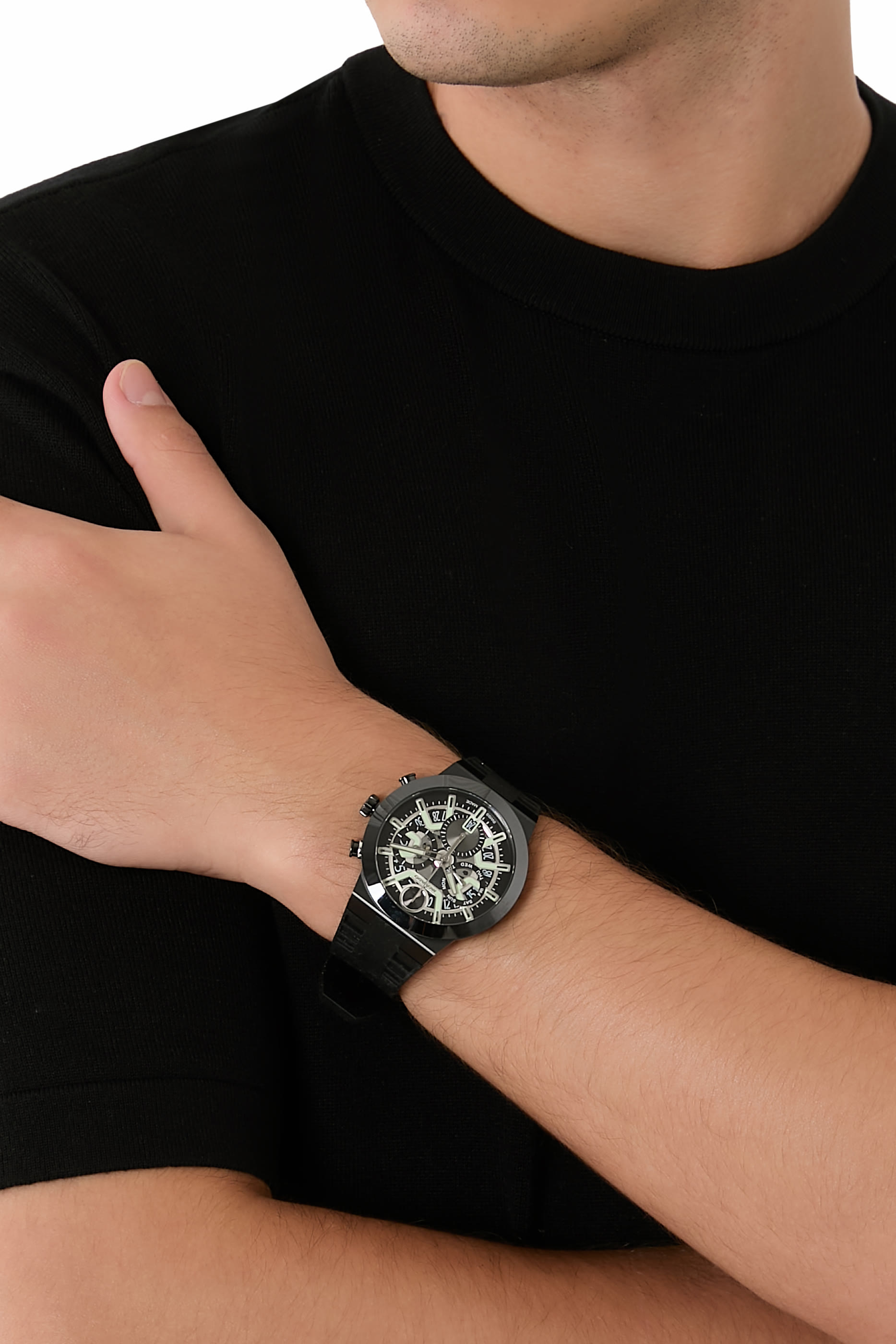Bold Fusion Chronograph Watch, 45mm