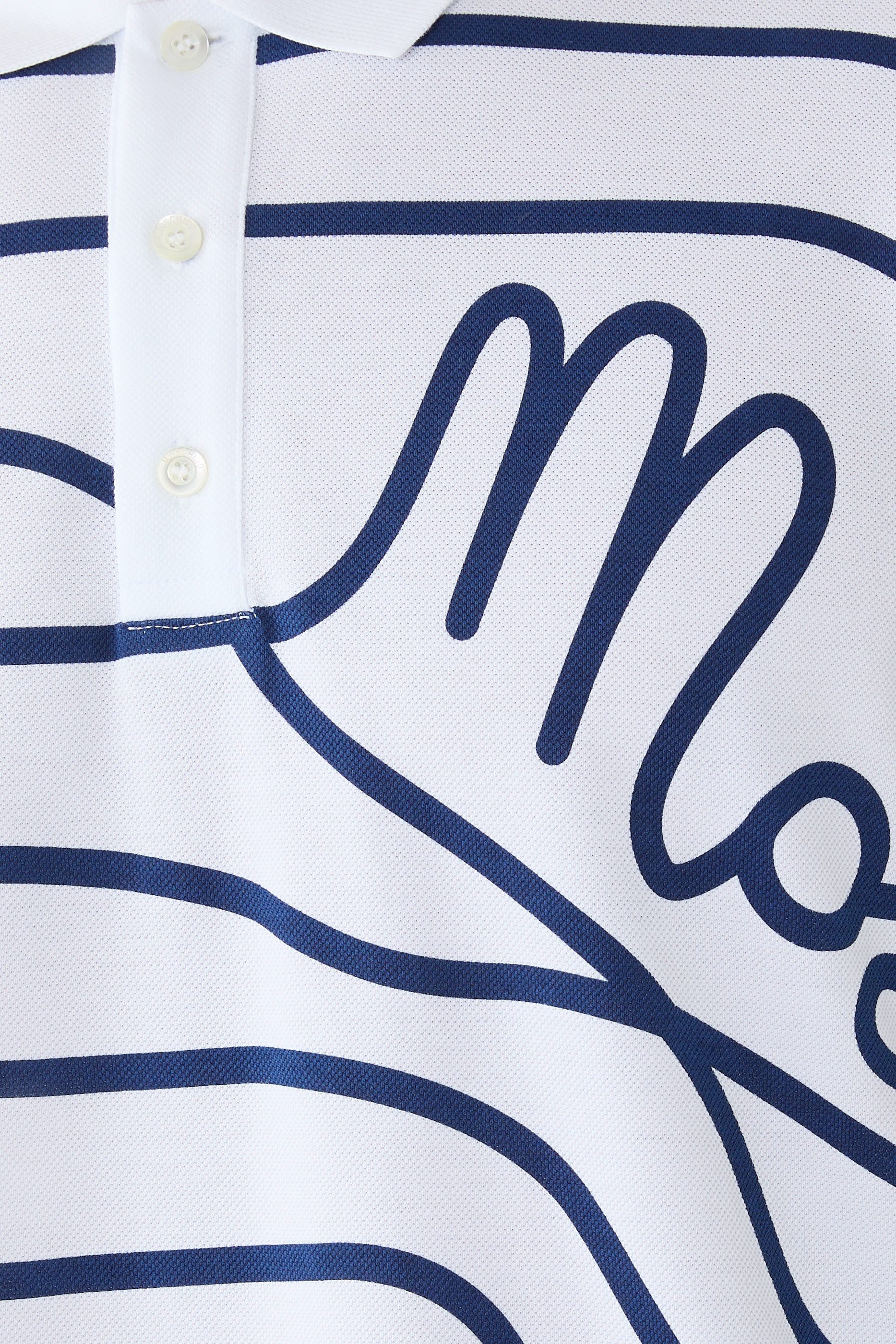 Logo Cotton Piquet Polo Shirt