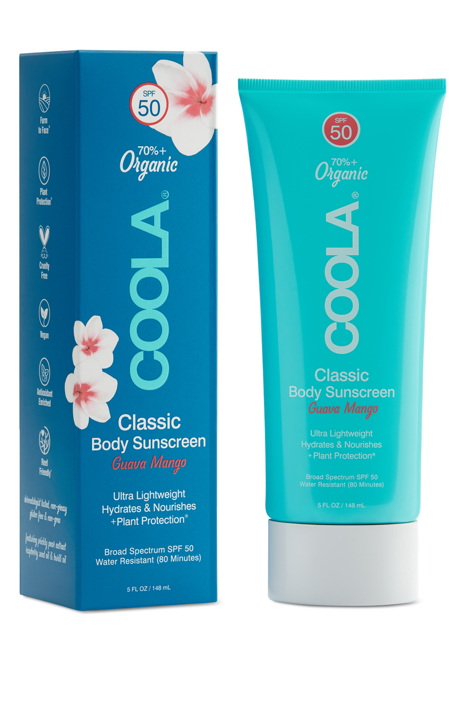 Guava Mango &ndash; Classic Body Organic Sunscreen Lotion SPF50