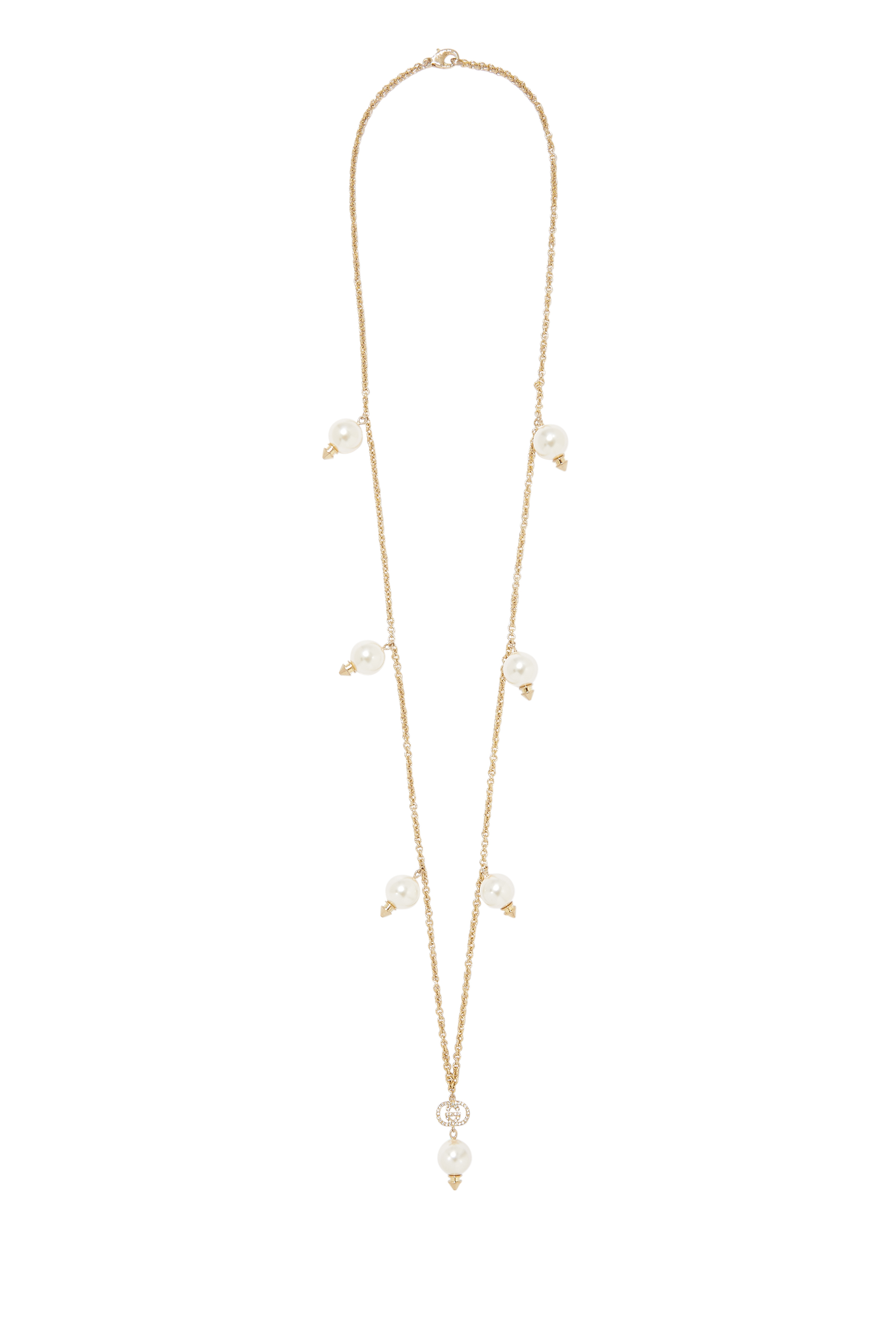 G Necklace With Pearls