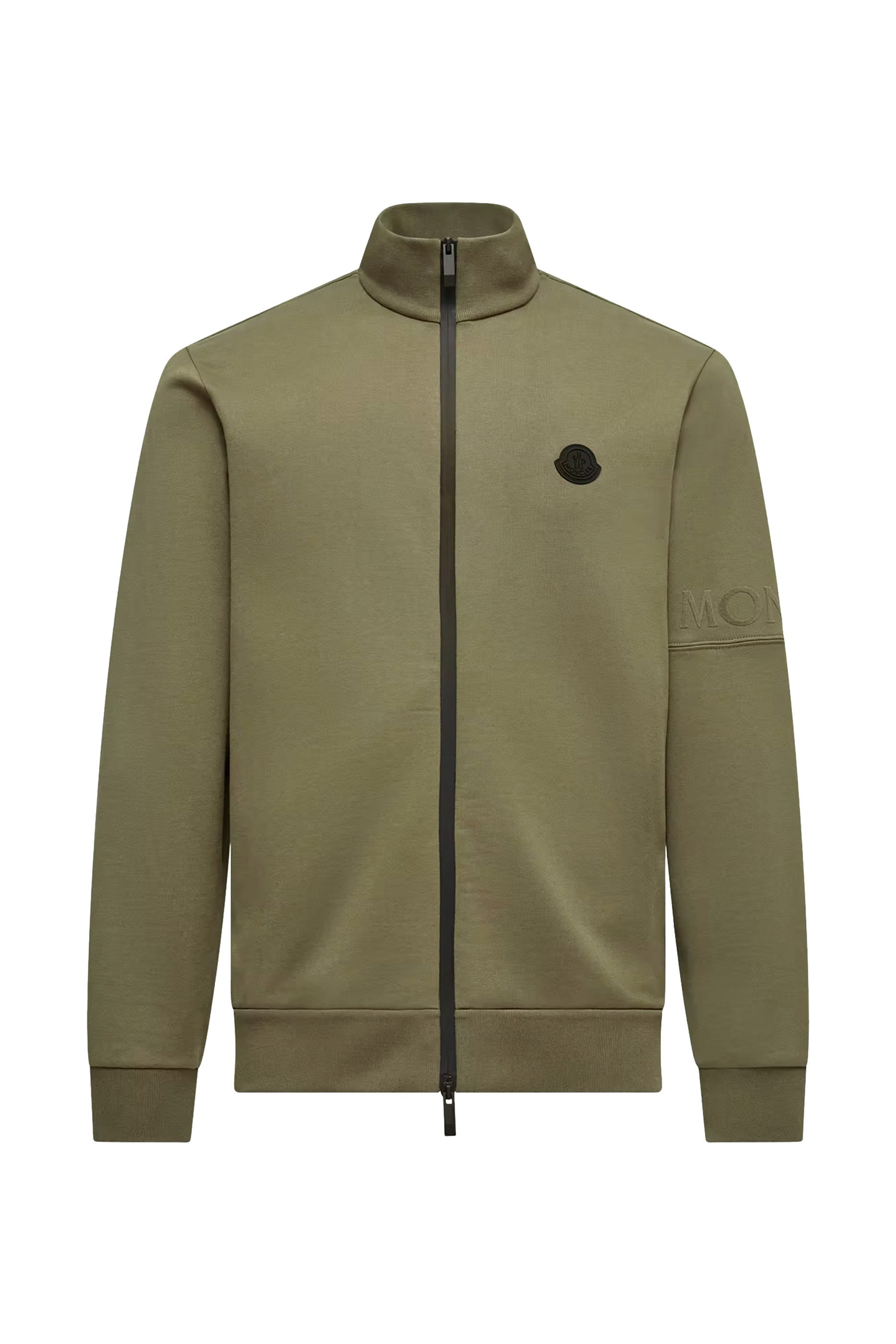 Logo Cotton Zip-Up Sweatshirt