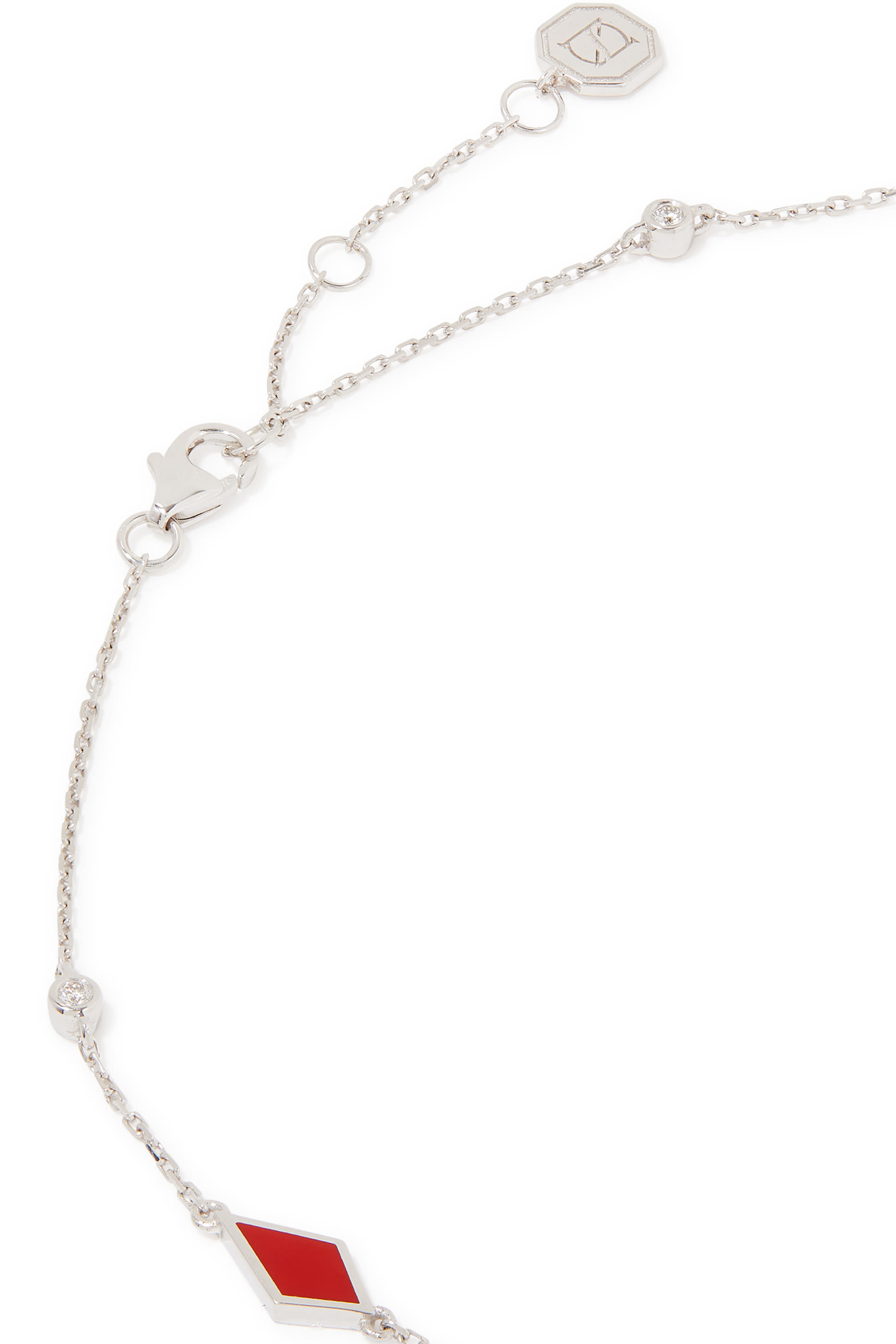 Mosaic 18K Gold Anklet