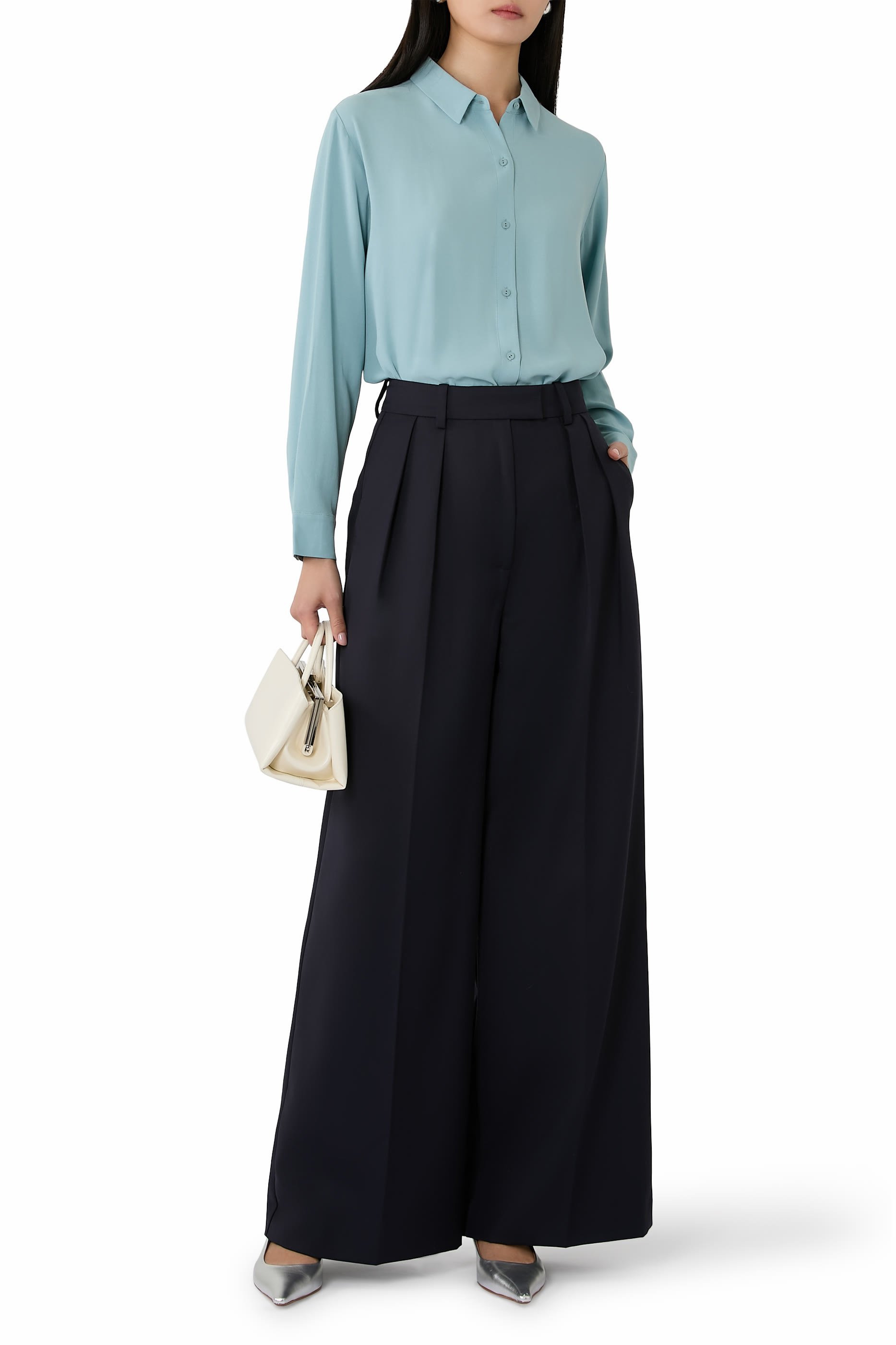 Organic Handkerchief Linen Classic Collar Shirt