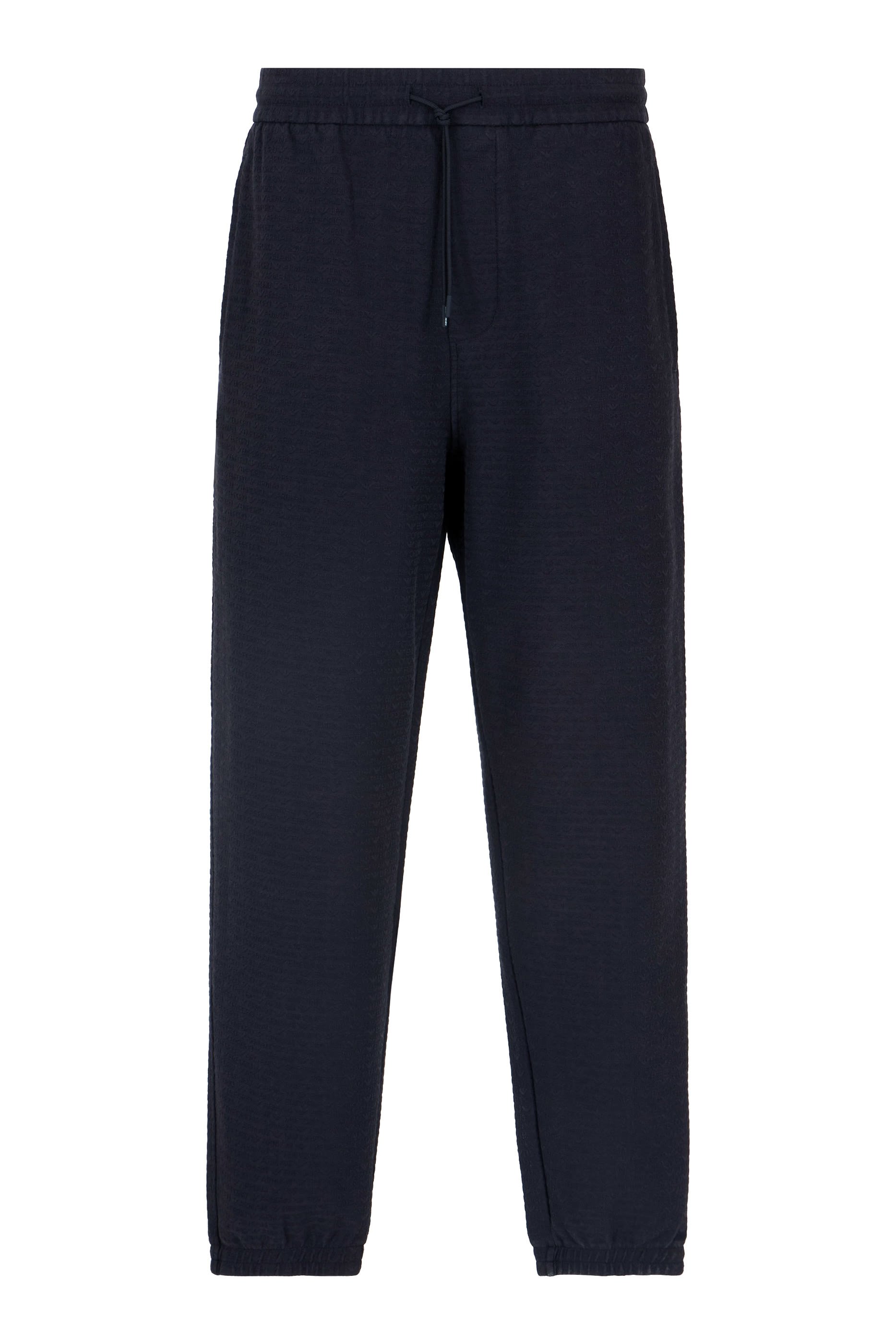 Micro EA Text Logo Drawstring Joggers