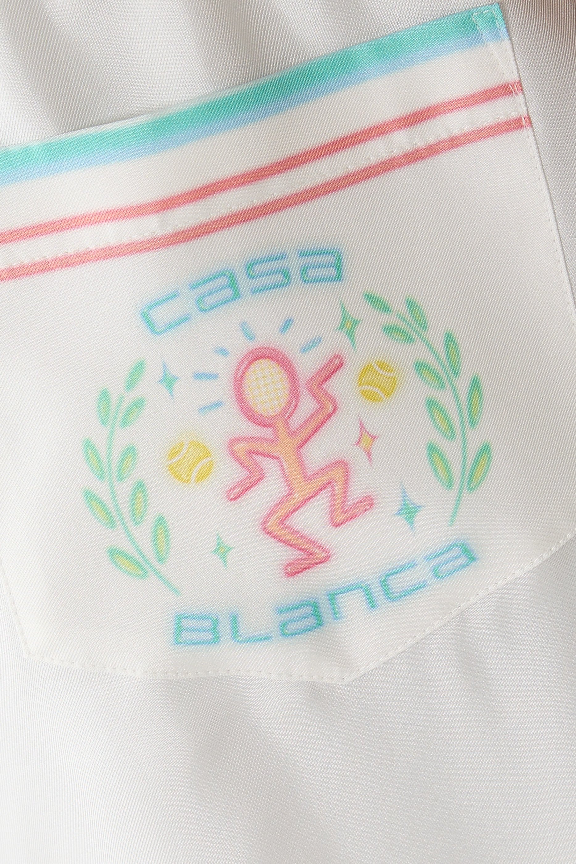 Dance Joy Printed Silk Shorts