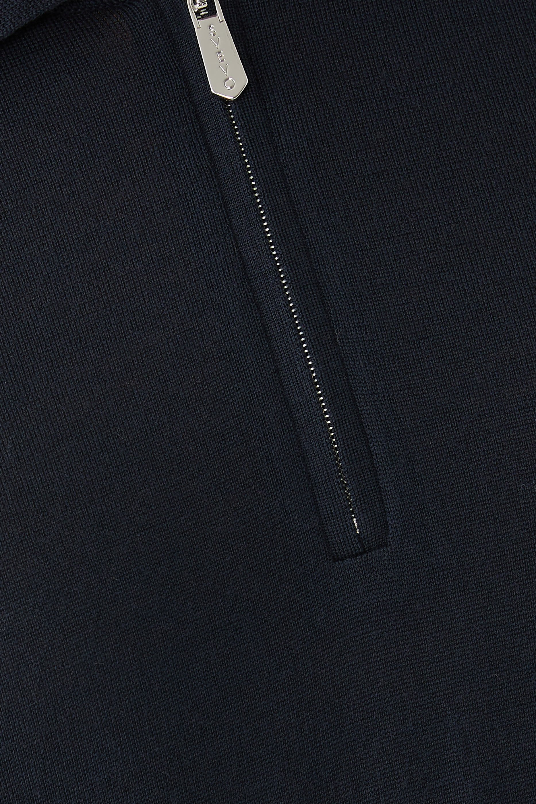 Zip Polo Sweater