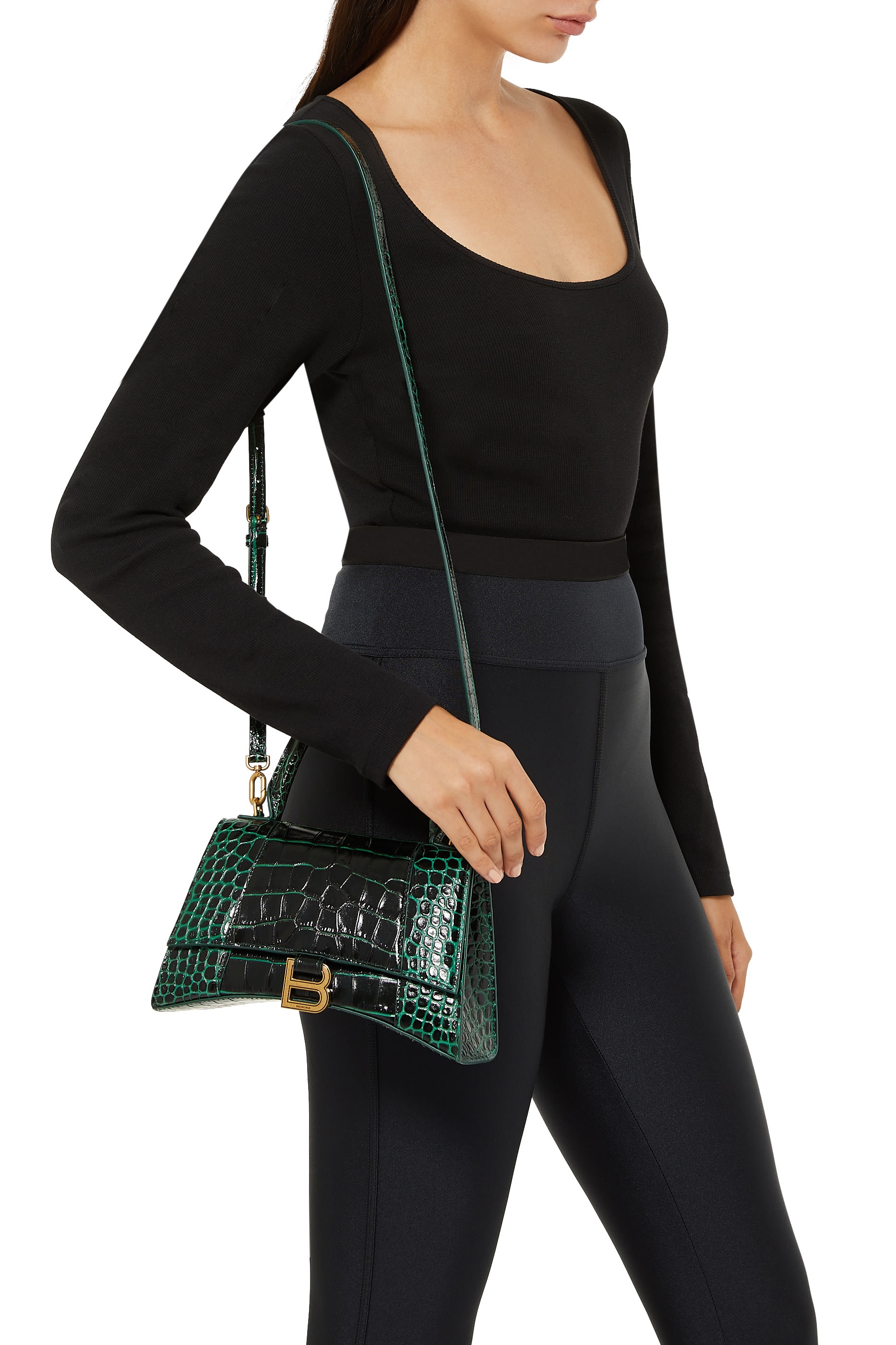 Hourglass Small Top Handle Bag