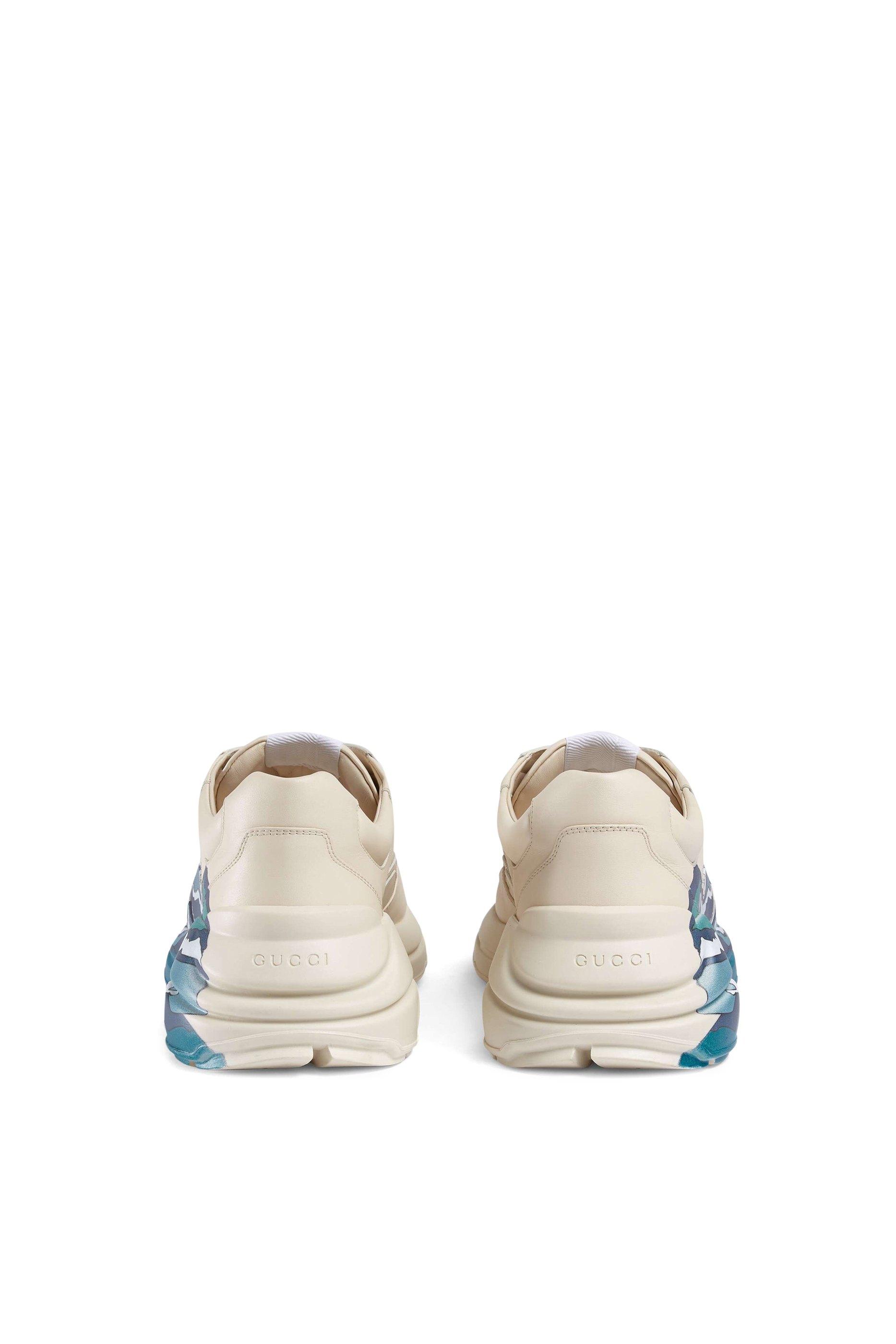 Rhyton Wave Print Sneakers