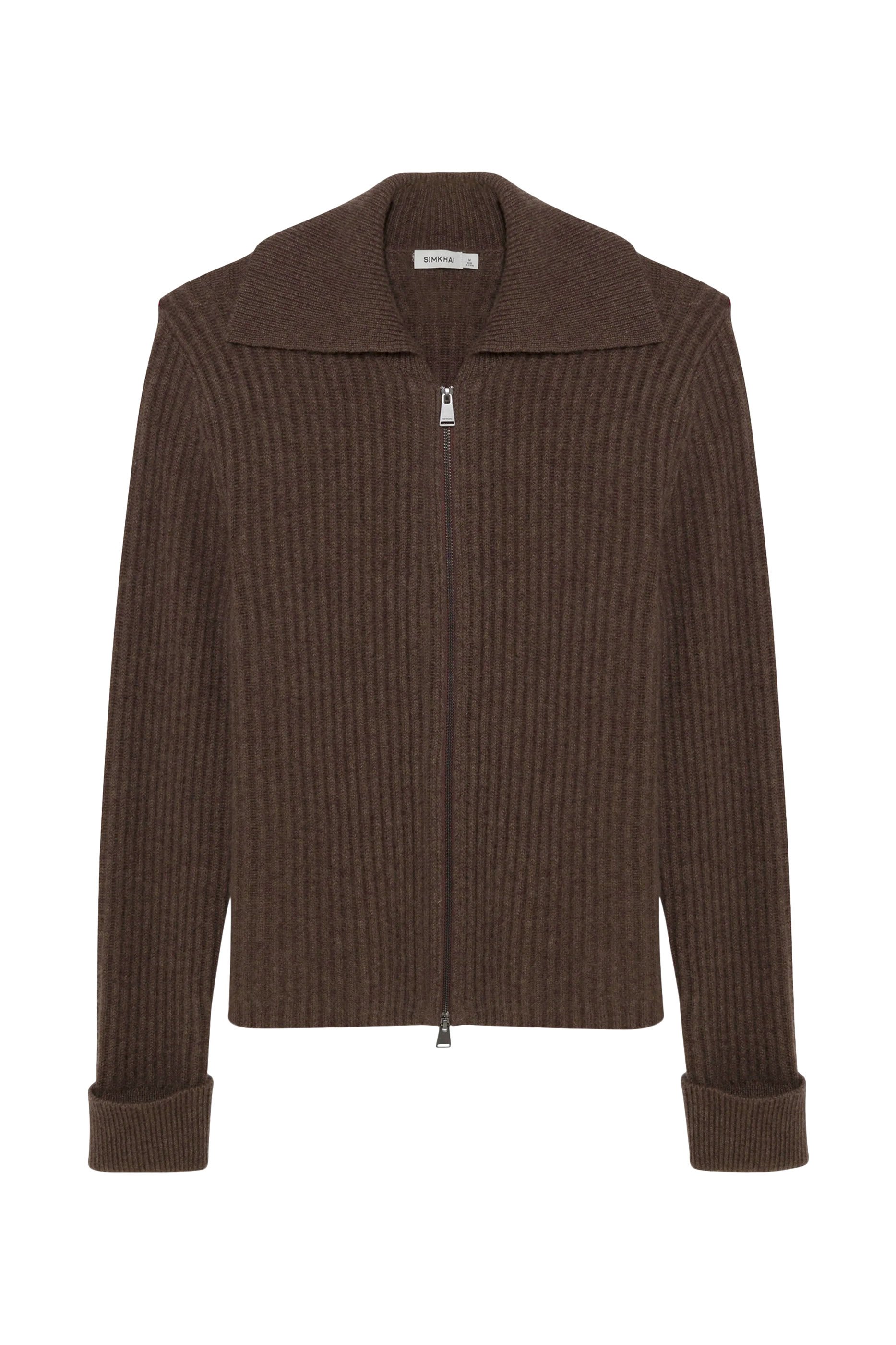 Geoff Cashmere Zip Up Jacket