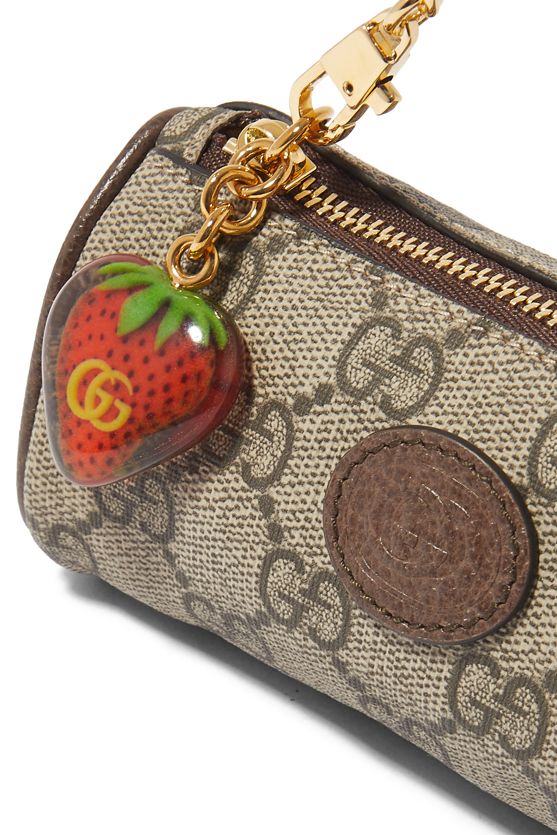 Coin Purse With Double G Strawberry