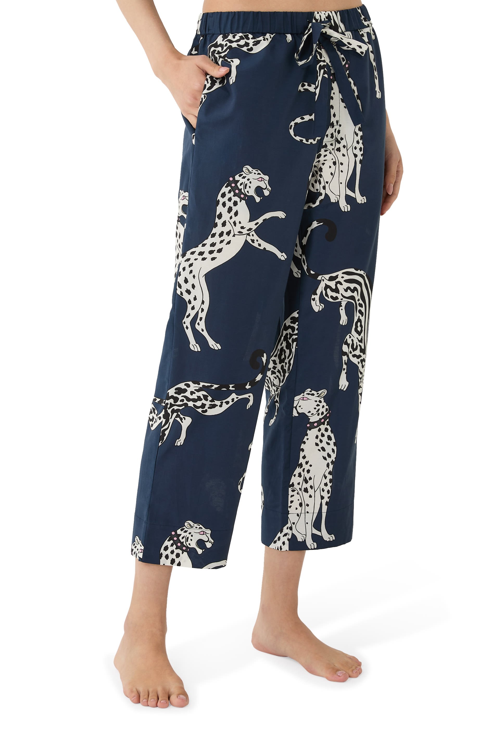 Casablanca Ziegfeld Leopard Pajama Set