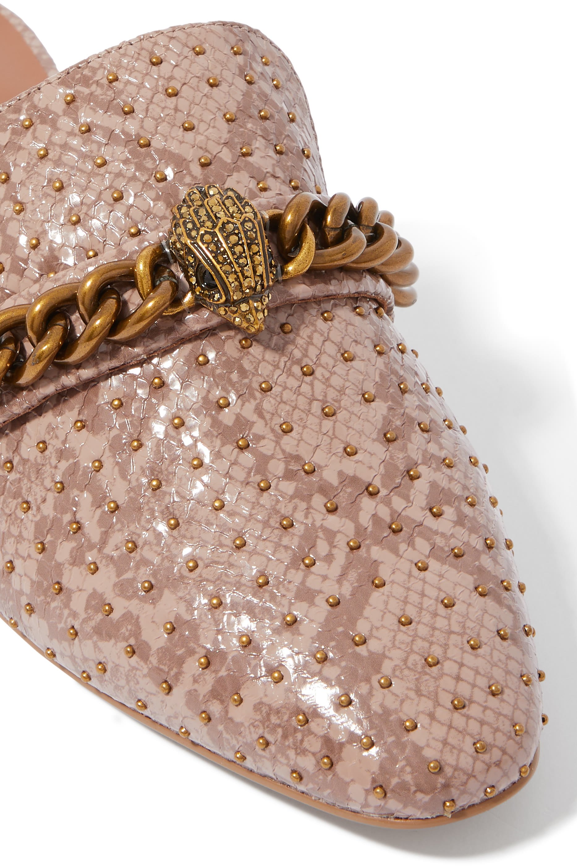 Chelsea Flat Leather Mules