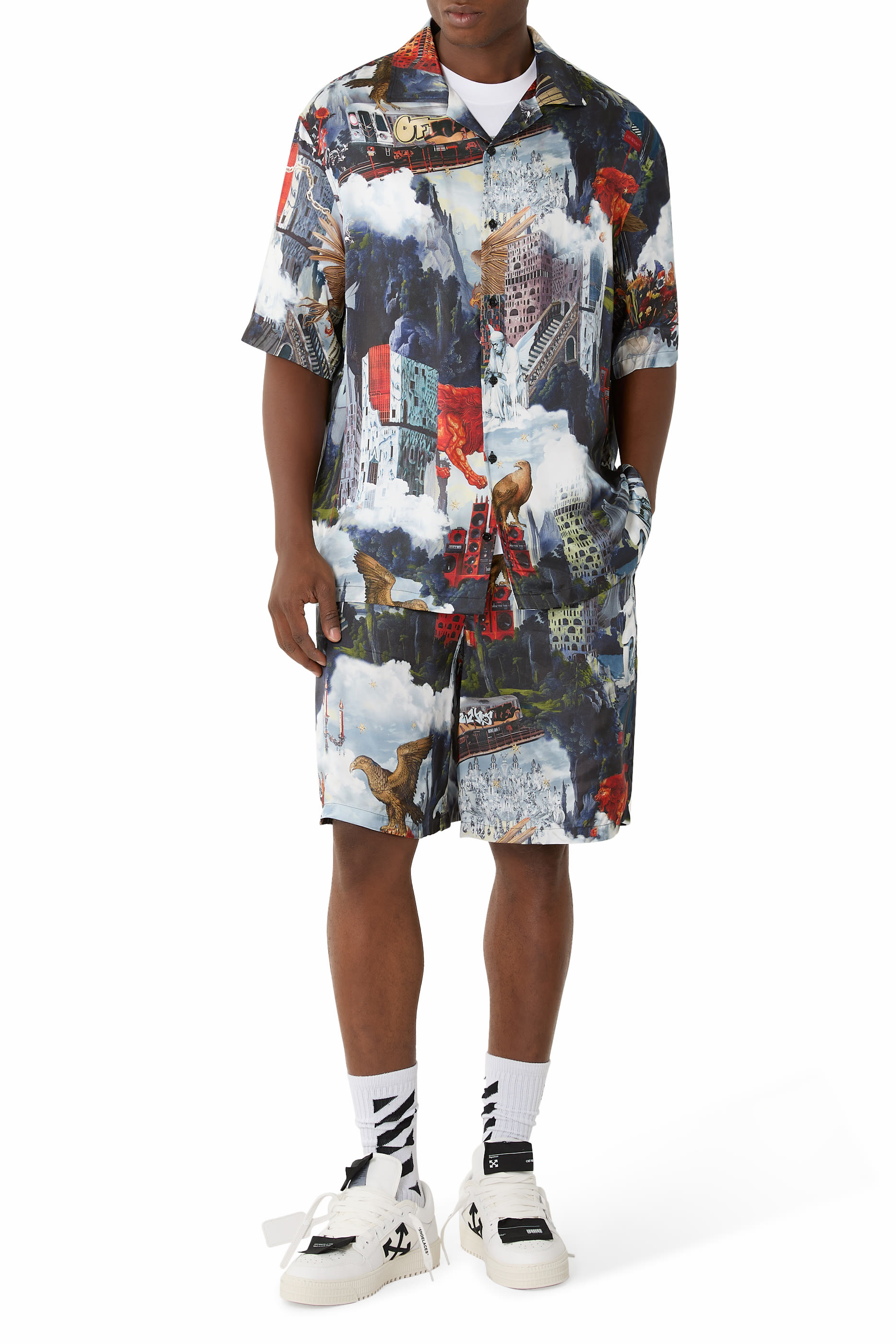 World Paint Viscose Bowling Shirt