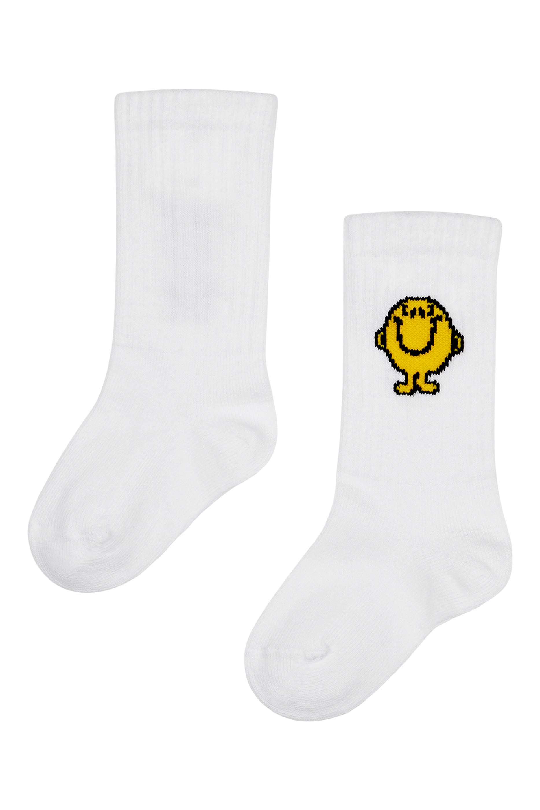 Kids Characters Intarsia Ribbed Socks