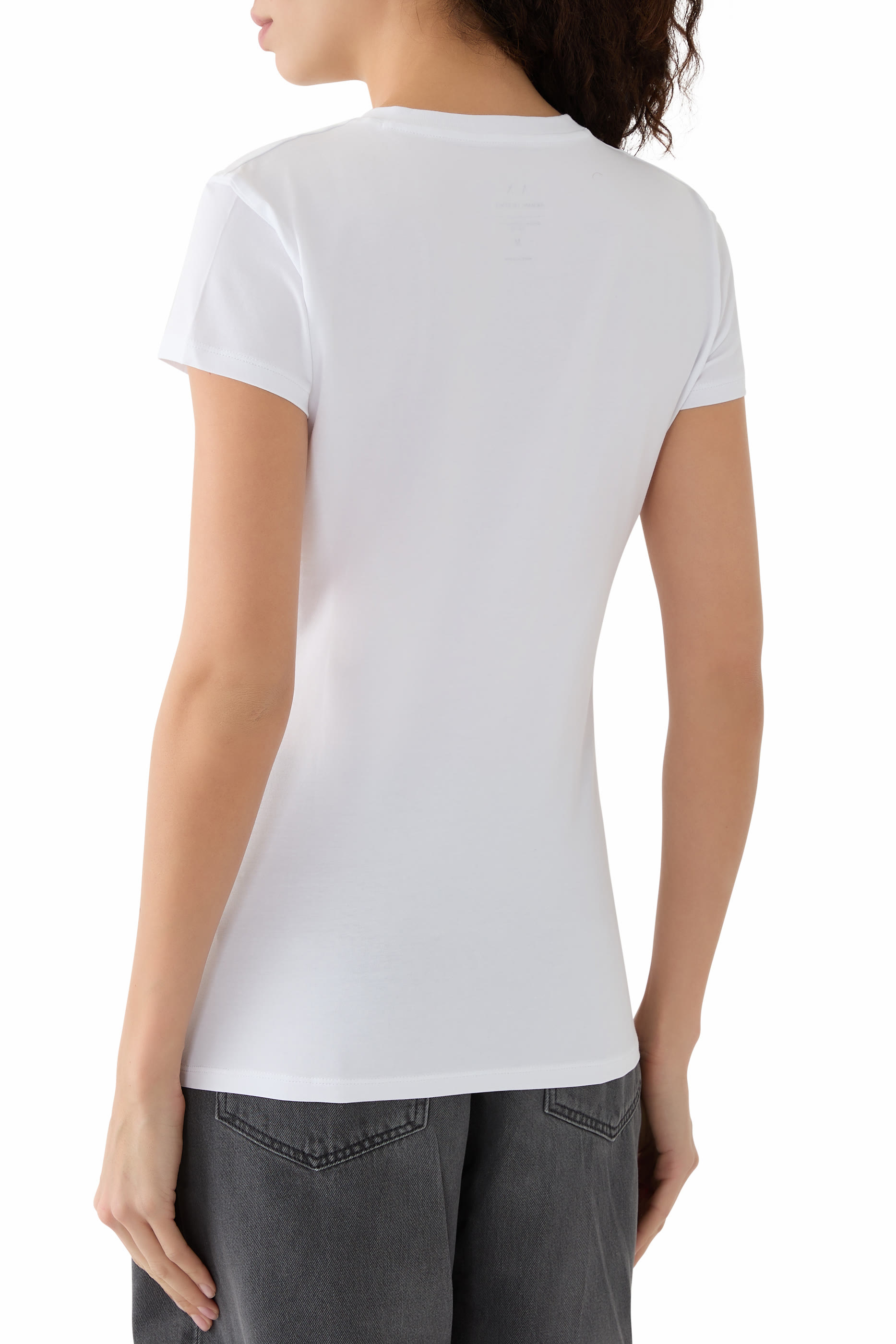 AX Logo V-Neck T-Shirt