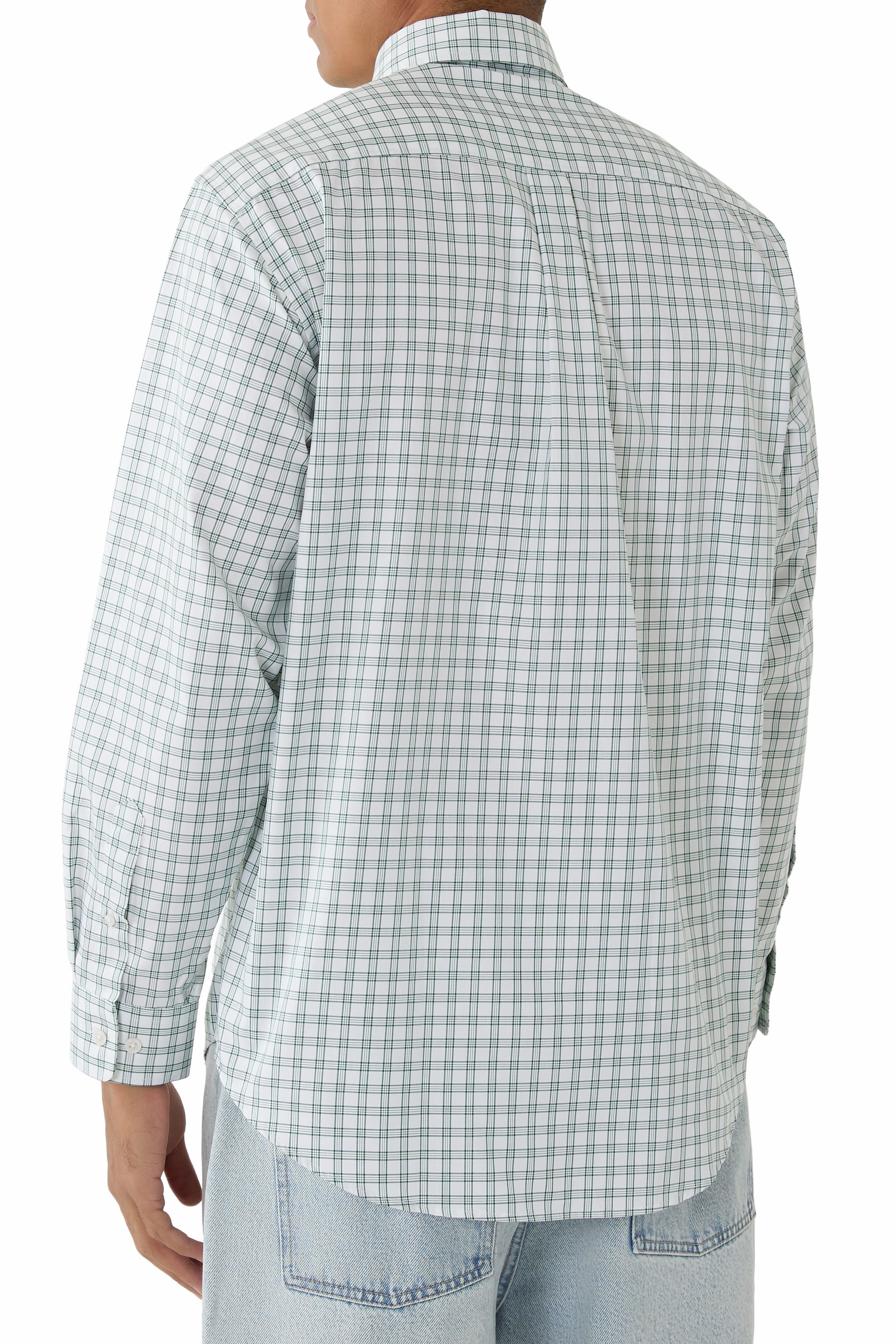 Chemise Carreaux Slogan Rose Shirt