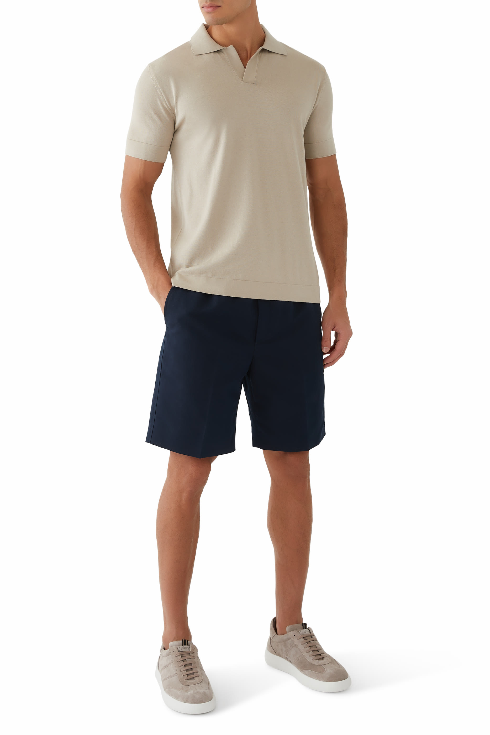 Cotton & Silk Polo Shirt