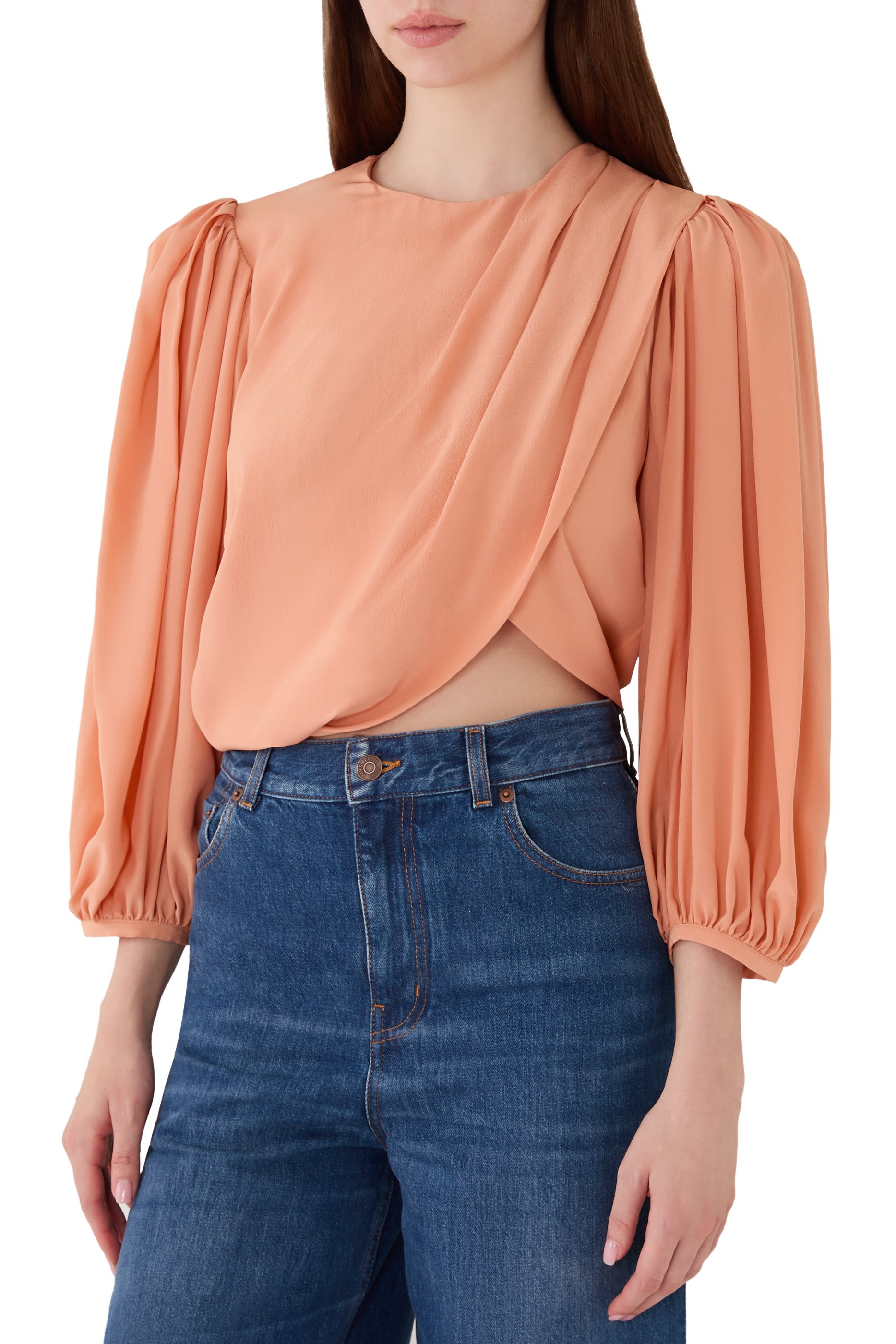 Draped Crop Top