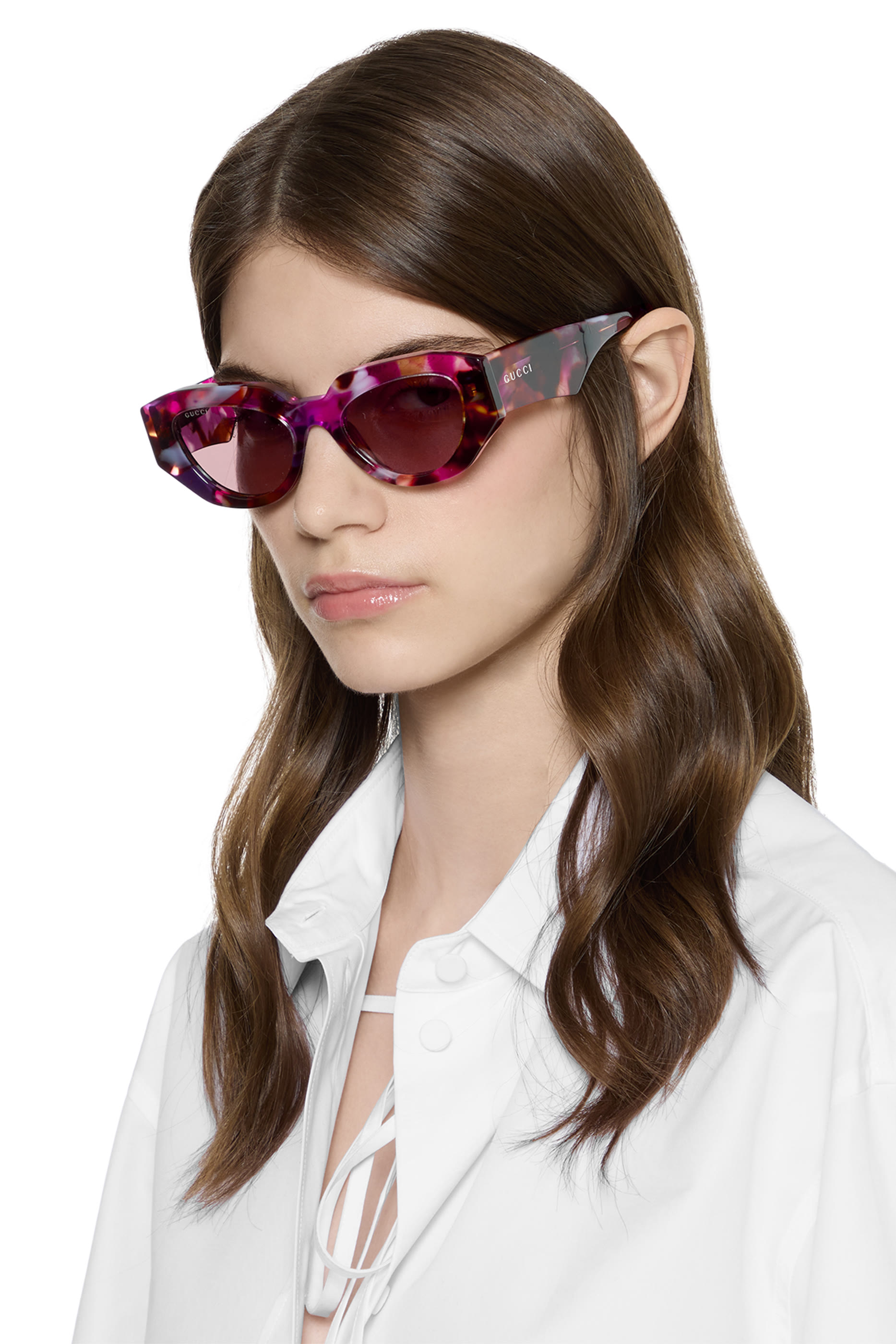 GG2007S Cat Eye Frame Sunglasses