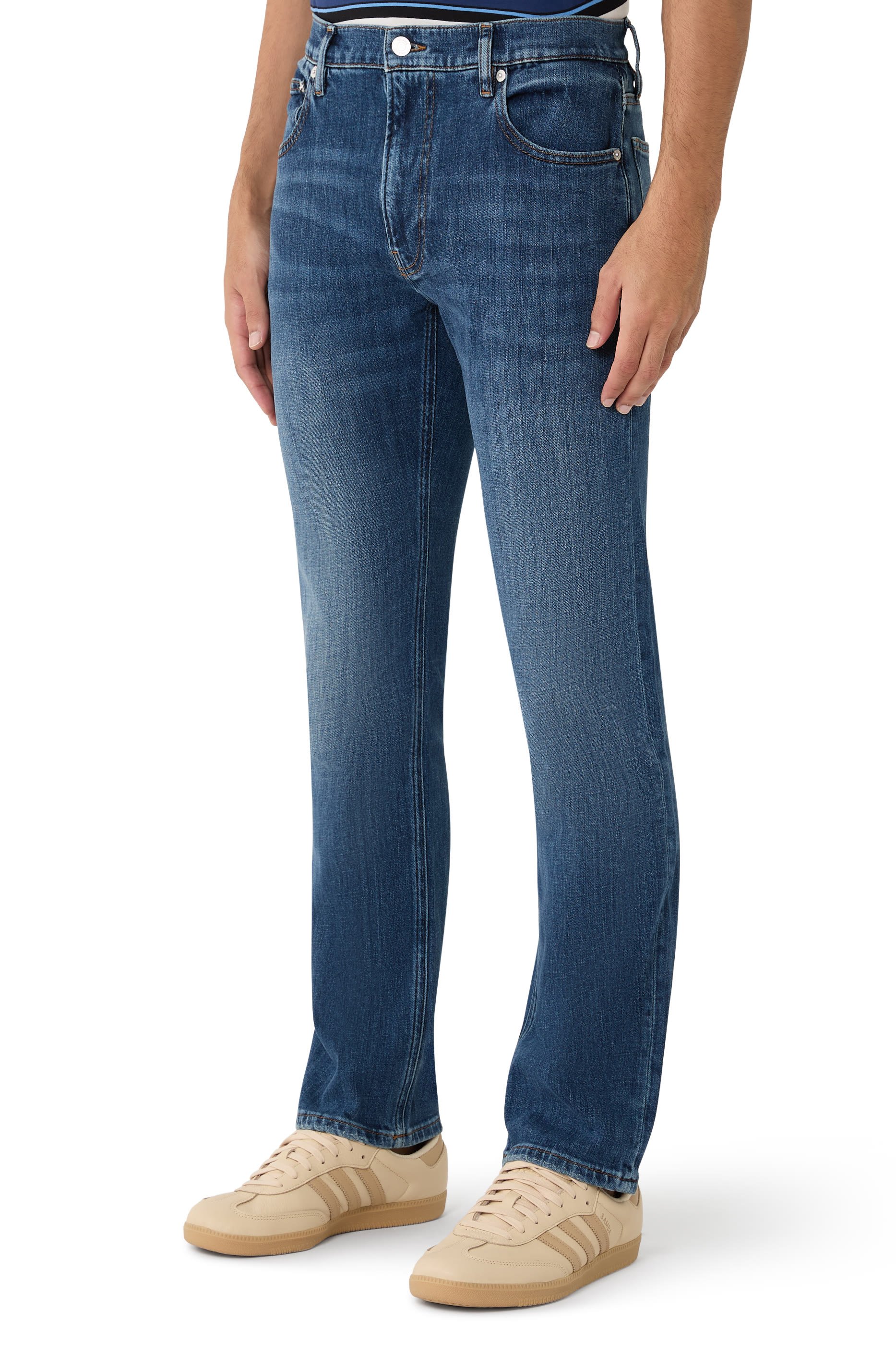 Modern Straight Denim Pants